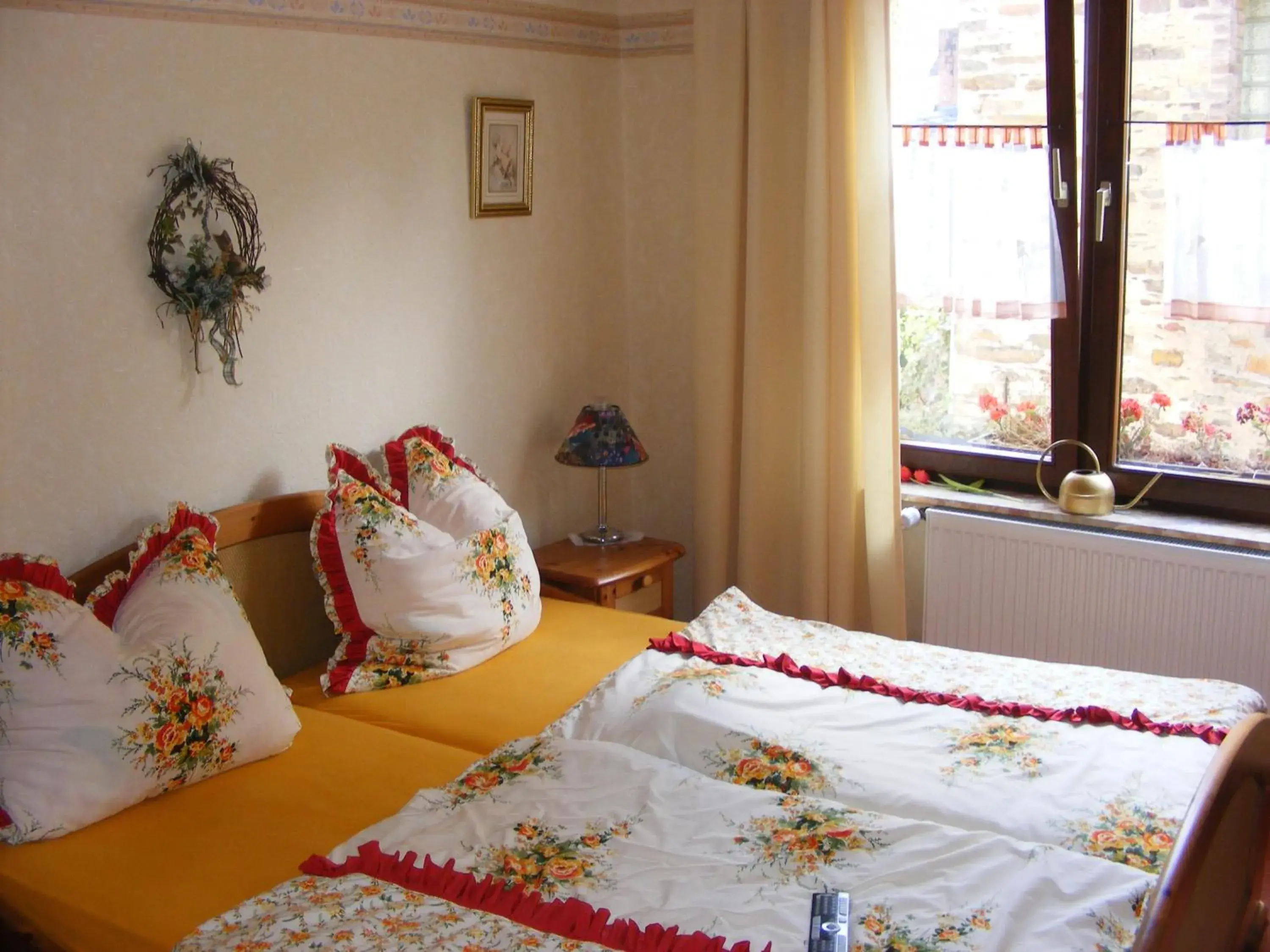 Decorative detail, Bed in Zum Achten Himmel Decorative detail, Bed in Zum Achten Himmel