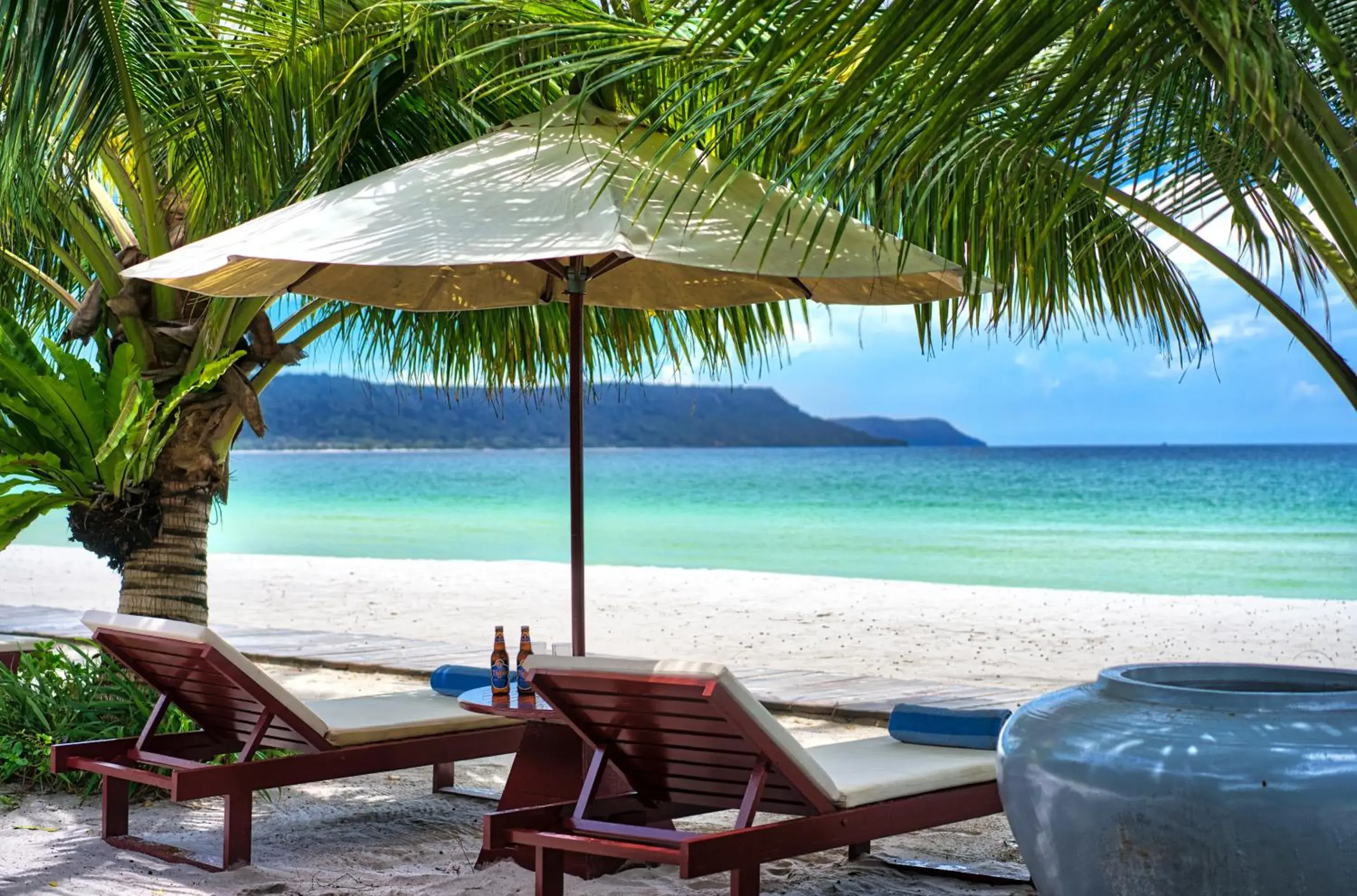 Sea view, Beach in Sok San Beach Resort