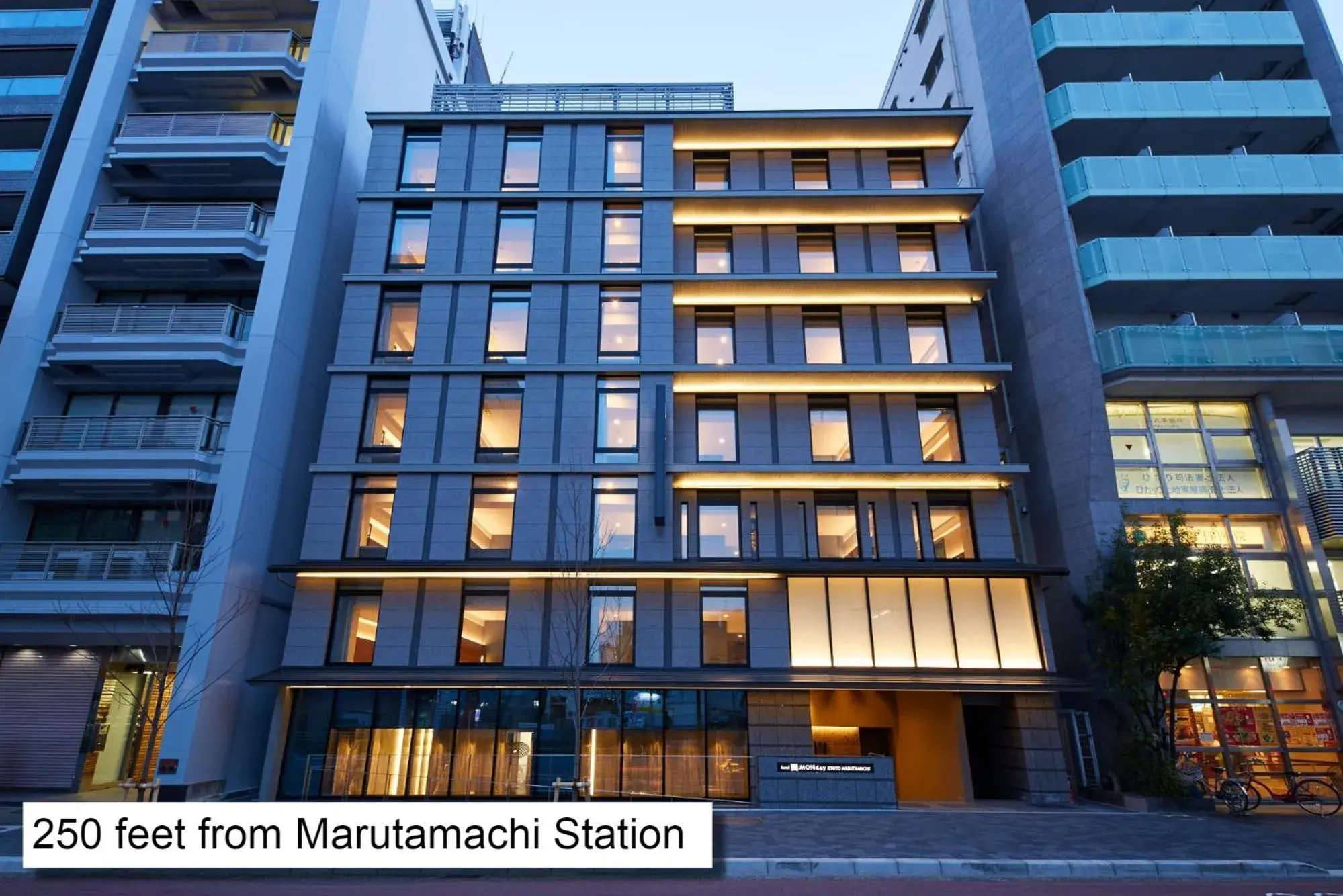 Property Building in hotel MONday KYOTO MARUTAMACHI