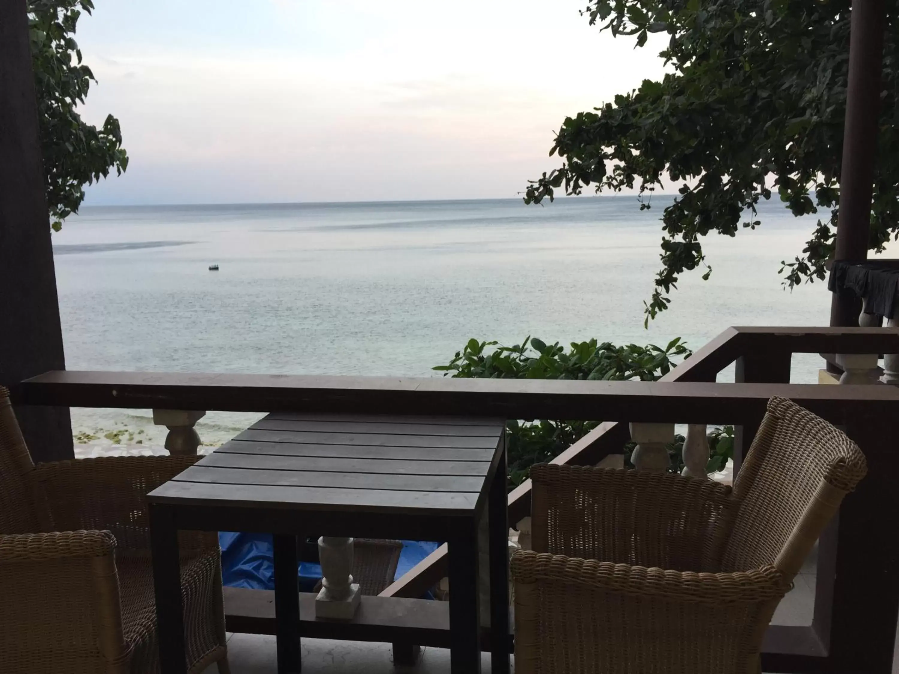 Balcony/Terrace in Oslob Seafari Resort