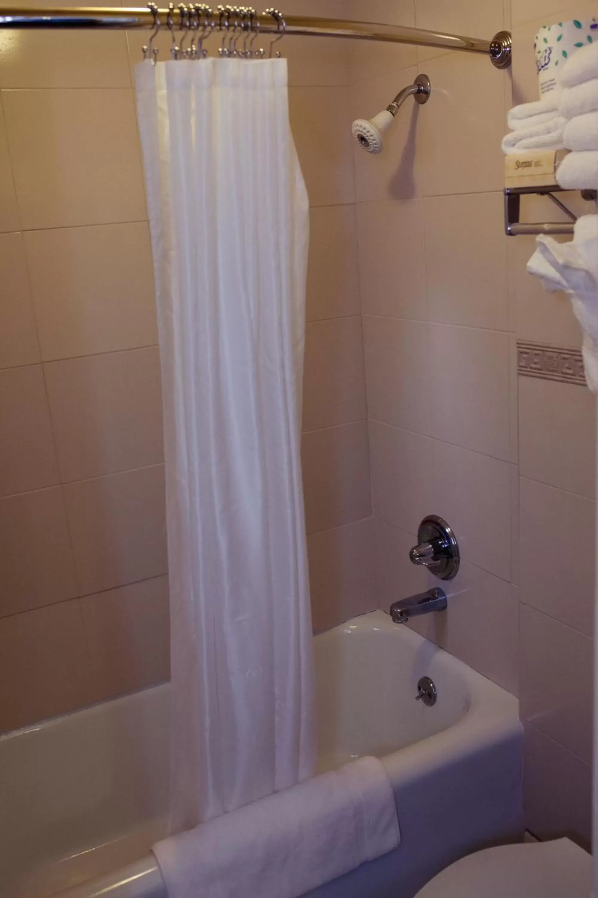 Shower, Bathroom in Gilmore Hotel, Trademark Collection by Wyndham