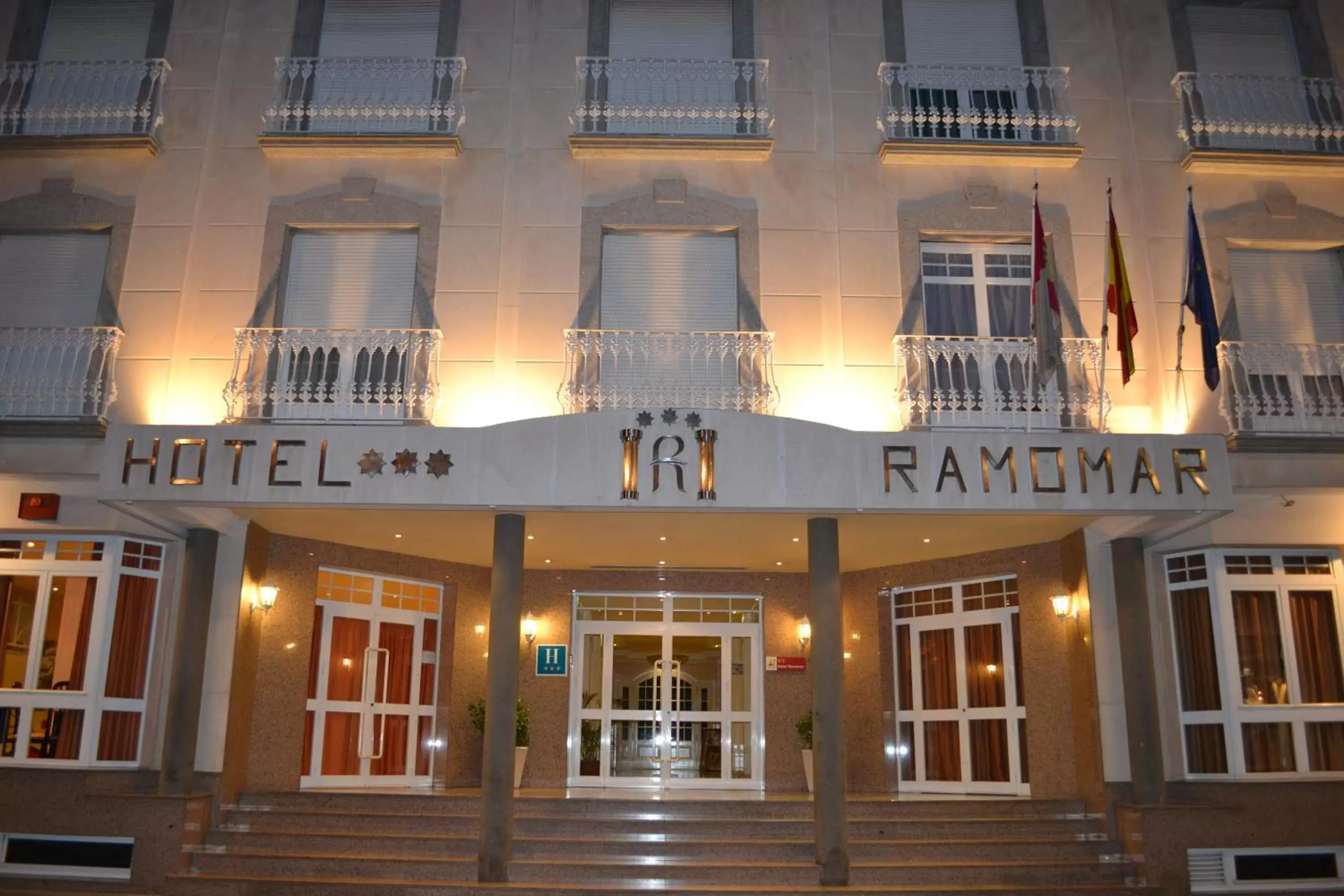 Facade/entrance in Hotel Ramomar