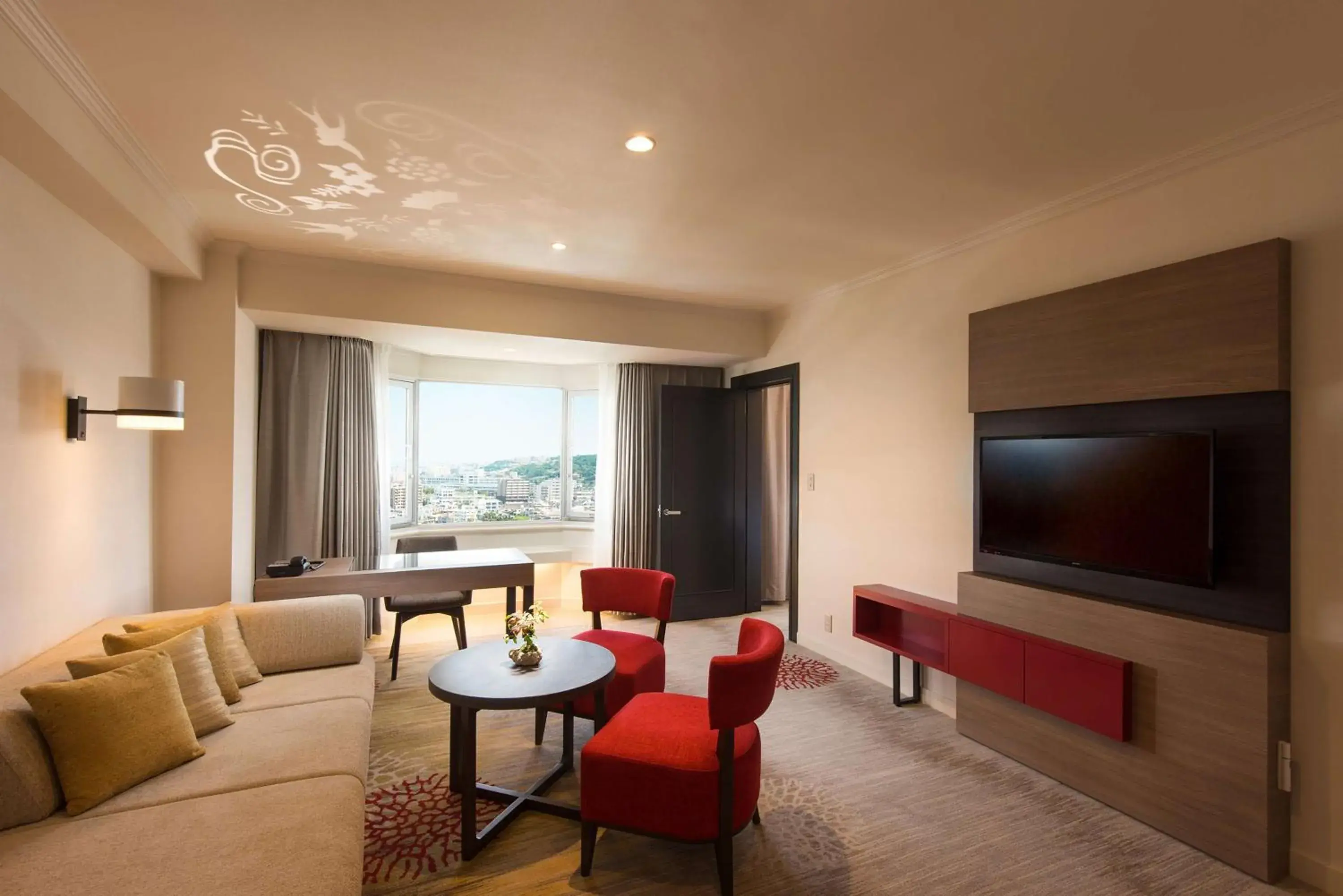 Bedroom, Seating Area in DoubleTree by Hilton Naha Shuri Castle