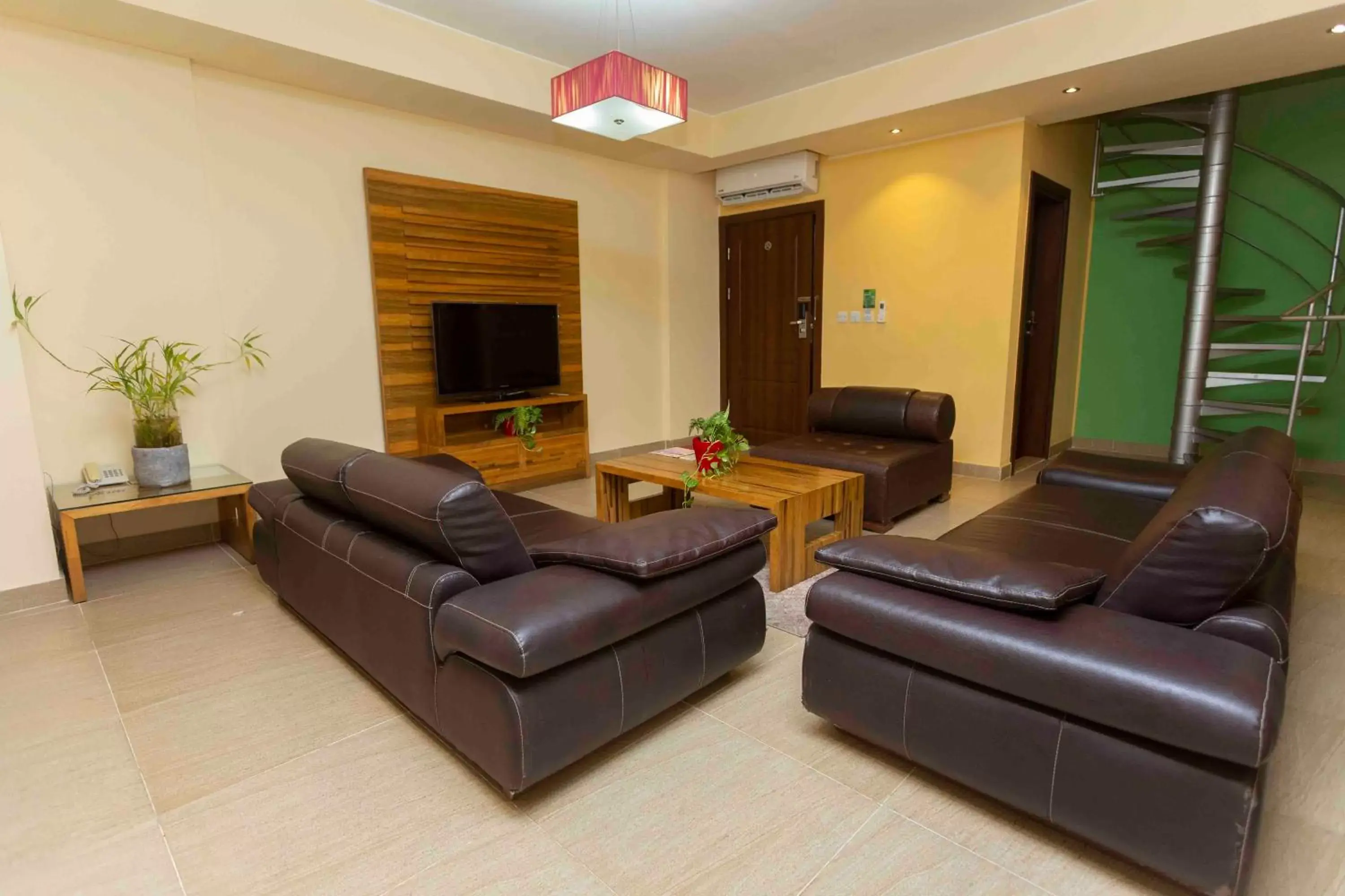 Seating Area in Roots Apartment Hotel