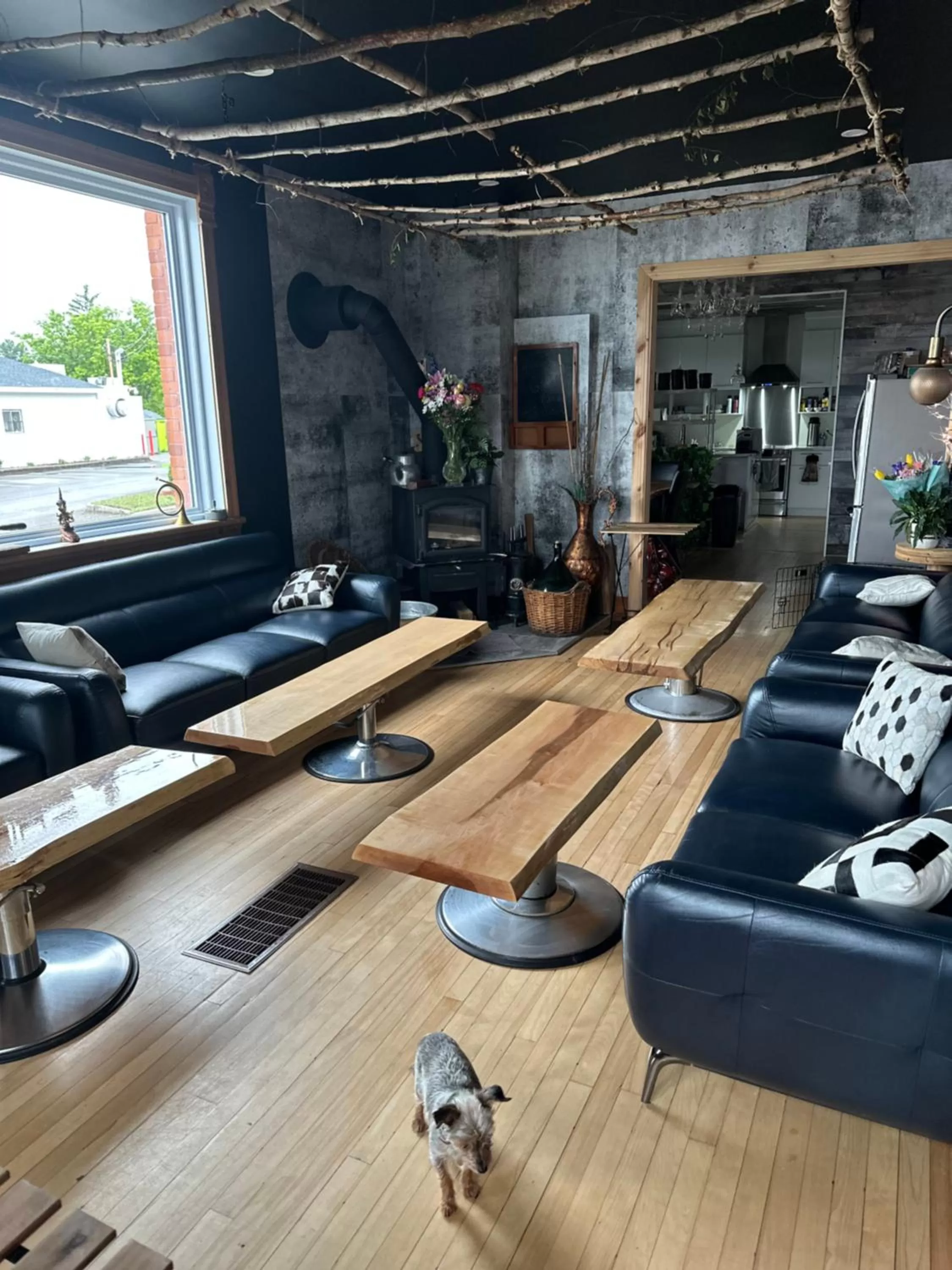 Lounge or bar in Gîte et Bistro Jazz Namasté