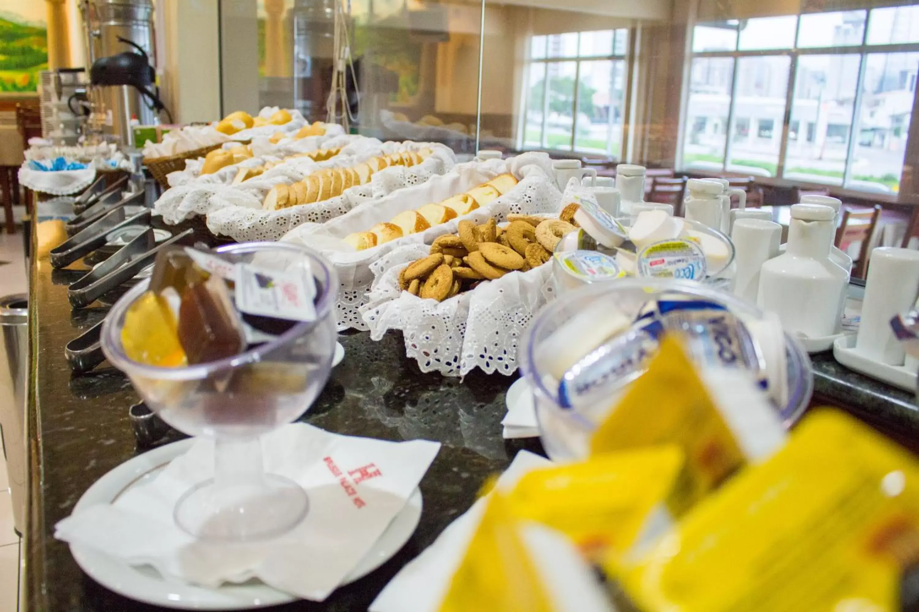 Buffet breakfast in Hotel Estação 101 - Brusque