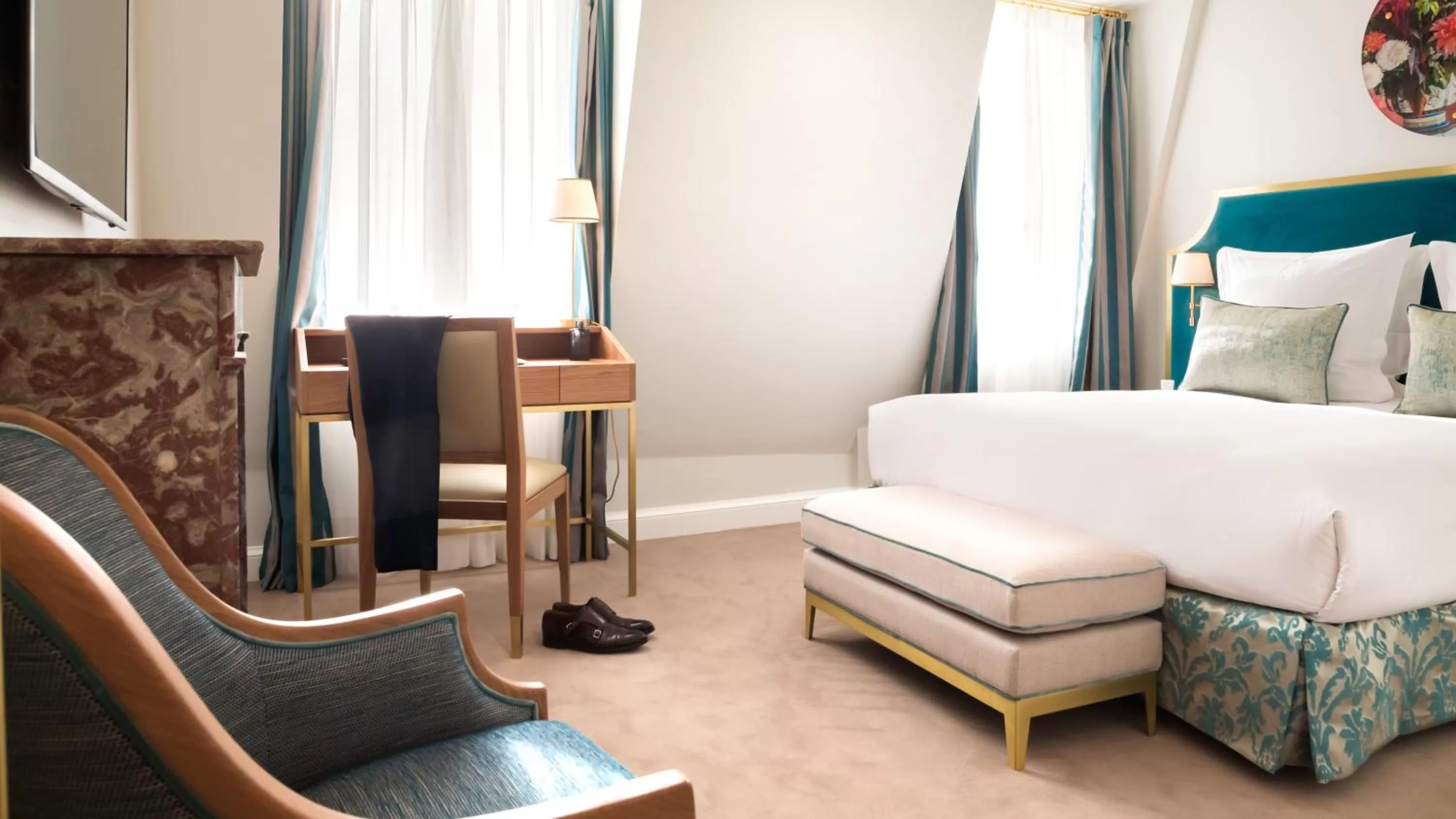 Bed in Hôtel Alfred Sommier