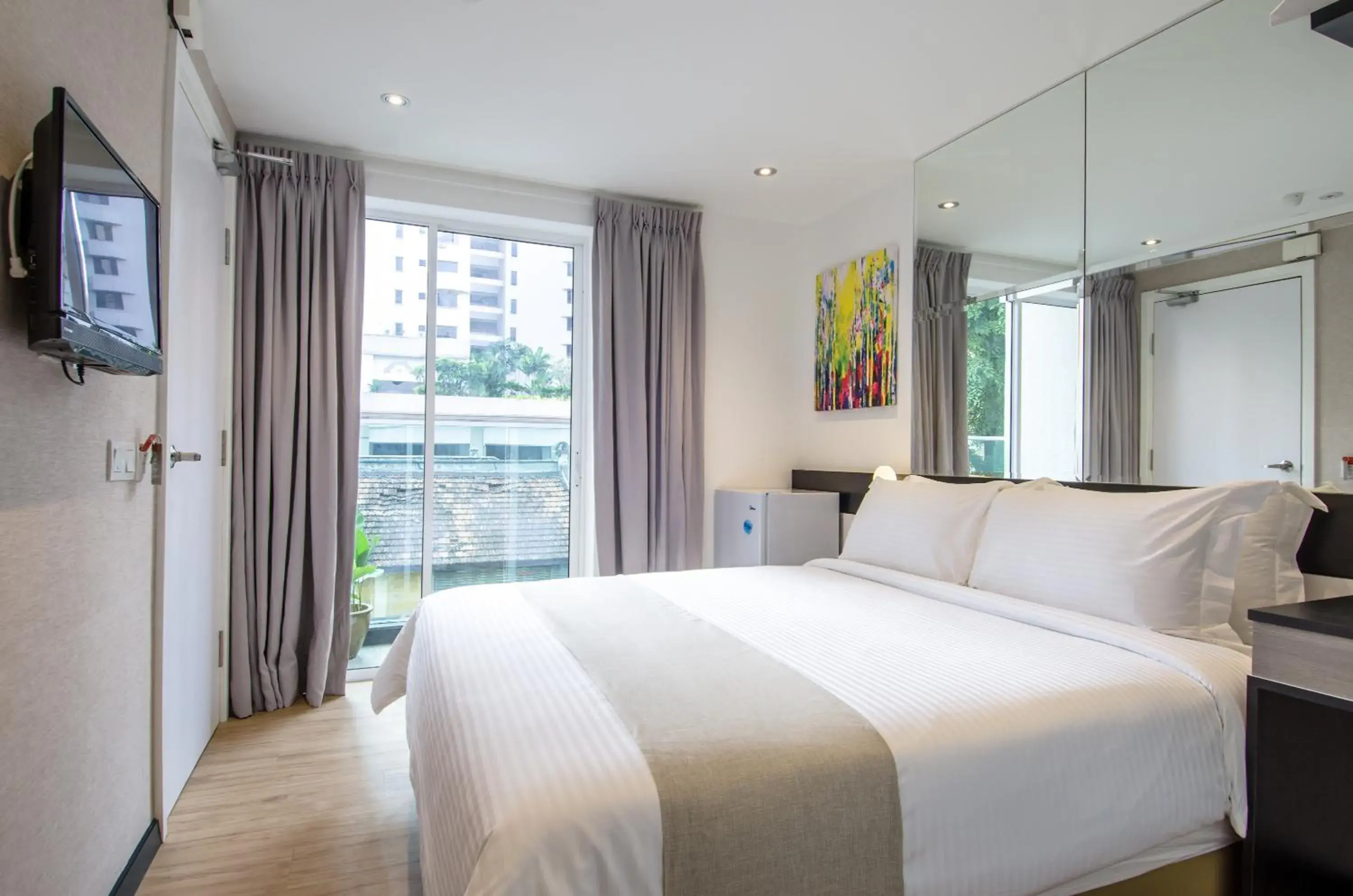 Bed in 12FLY Hotel Kuala Lumpur