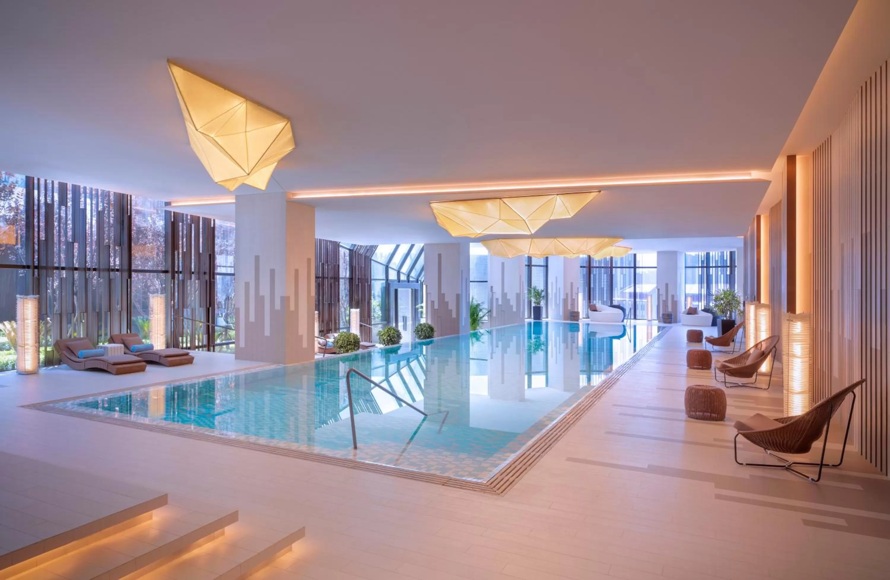 Swimming pool in Grand Hyatt Xi'an