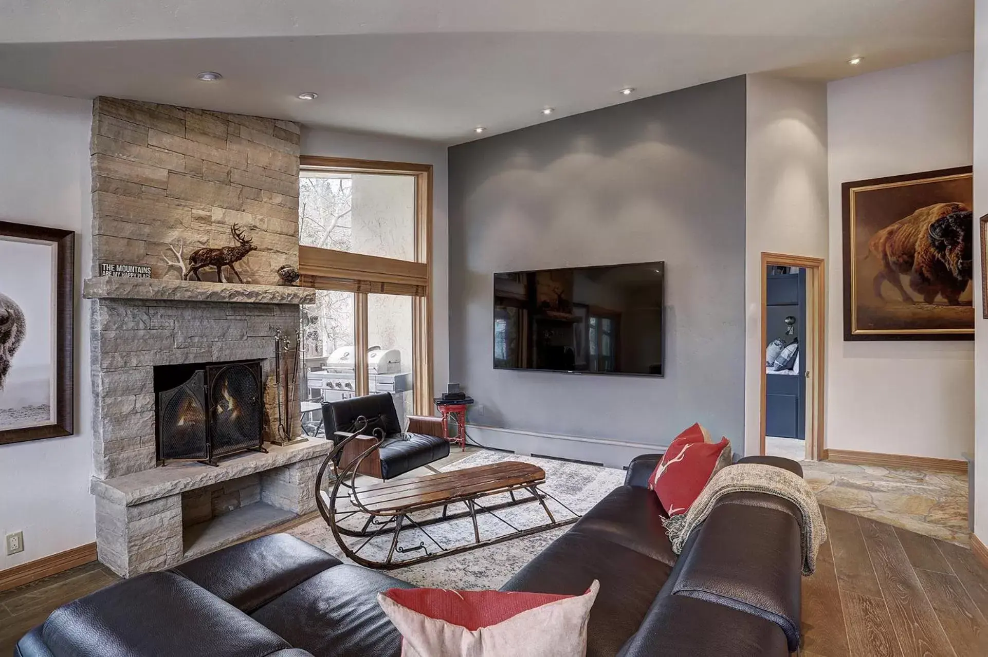 Seating Area in Lodge at Vail, A RockResort