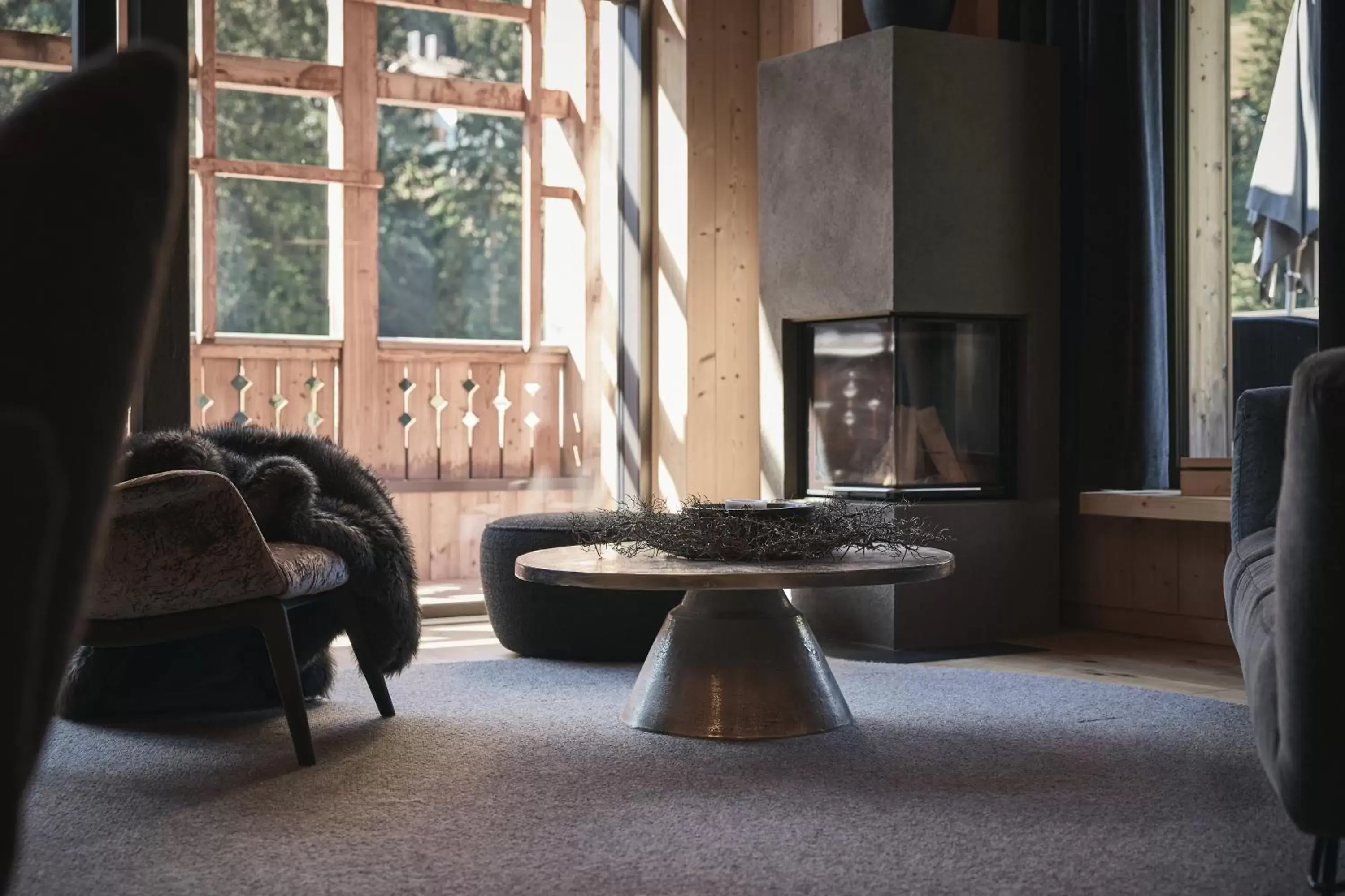 Living room, Seating Area in Tenne Lodges