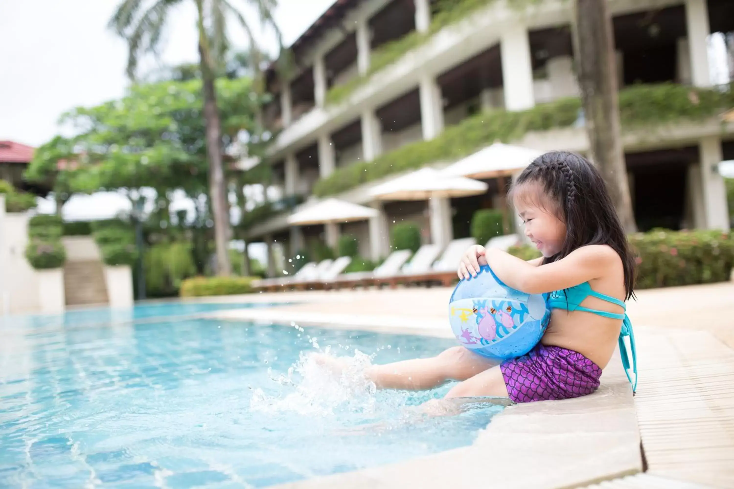 Swimming pool in Maneechan Resort - SHA Extra Plus Swimming pool in Maneechan Resort - SHA Extra Plus