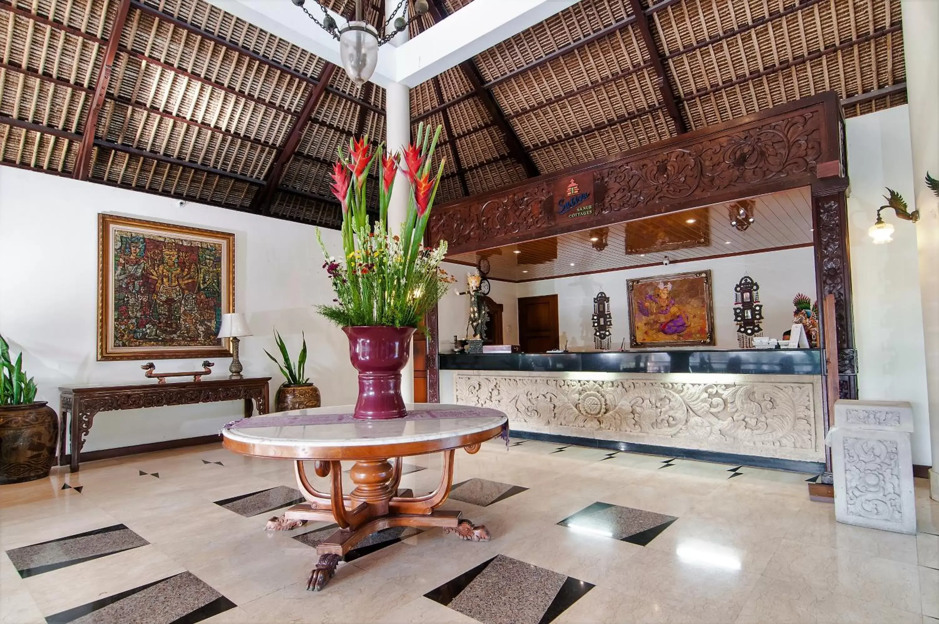 Lobby or reception, Lobby/Reception in Sativa Sanur Cottages