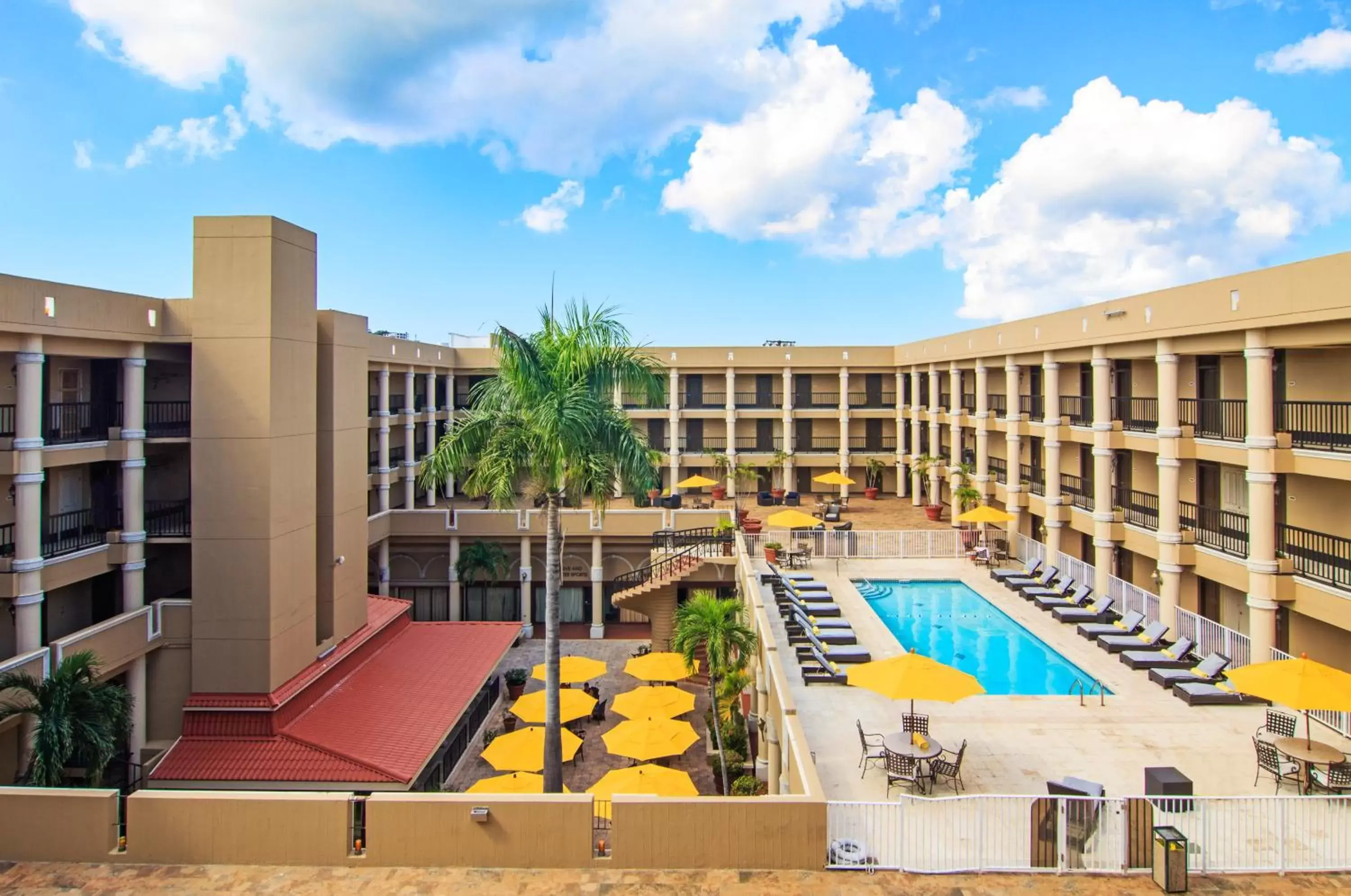 Pool View in Windward Passage Hotel