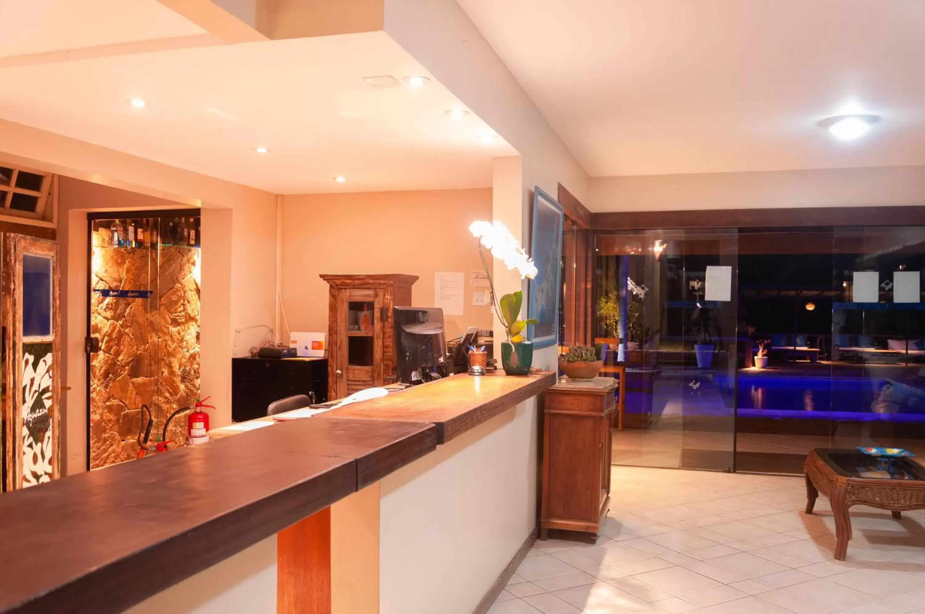 Lounge or bar, Lobby/Reception in Aguabúzios Hotel