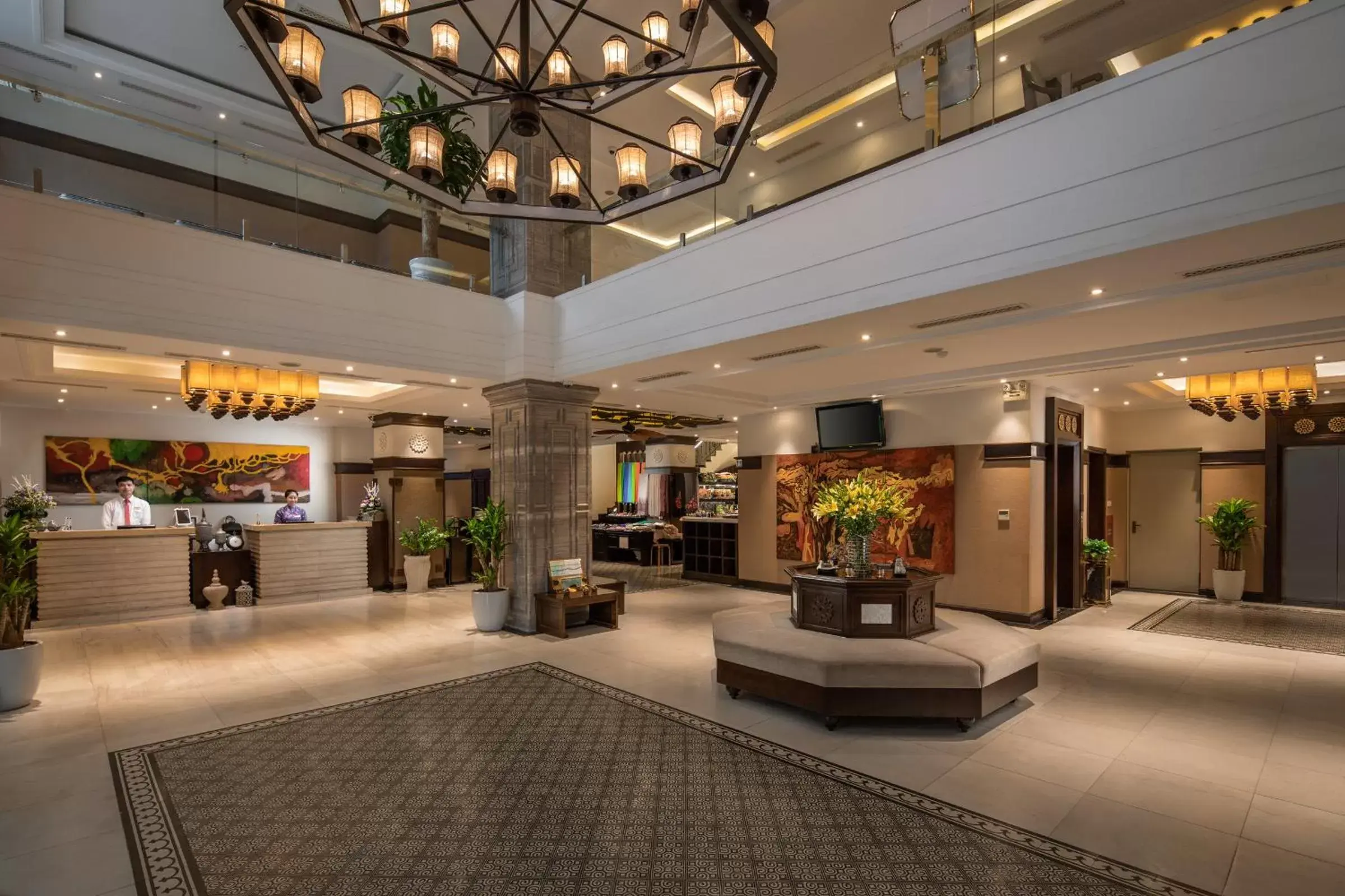 Lobby or reception in Ninh Binh Hidden Charm Hotel & Resort Lobby or reception in Ninh Binh Hidden Charm Hotel & Resort