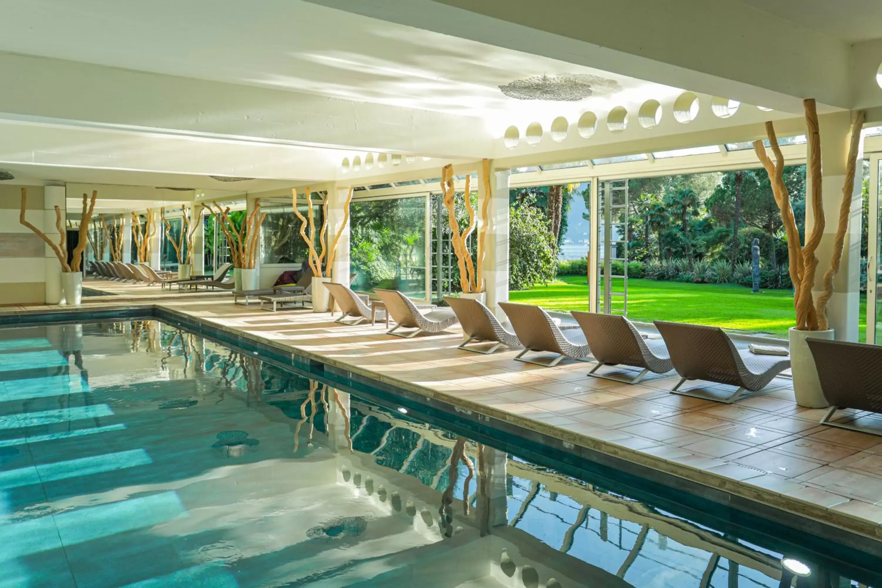 Pool view, Swimming Pool in Grand Hotel Villa Castagnola