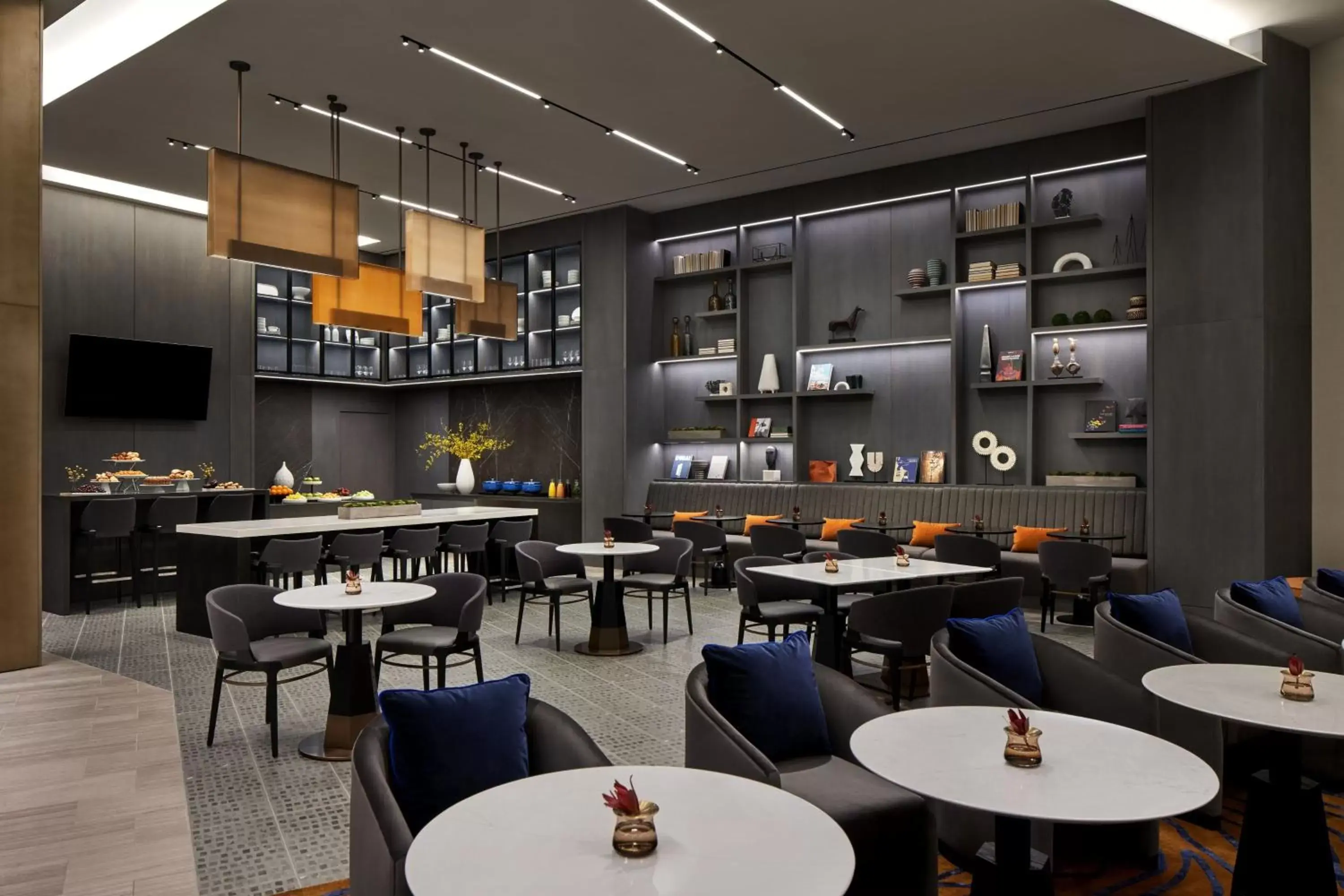 Lounge or bar, Restaurant/Places to Eat in Marriott Bethesda Downtown at Marriott HQ