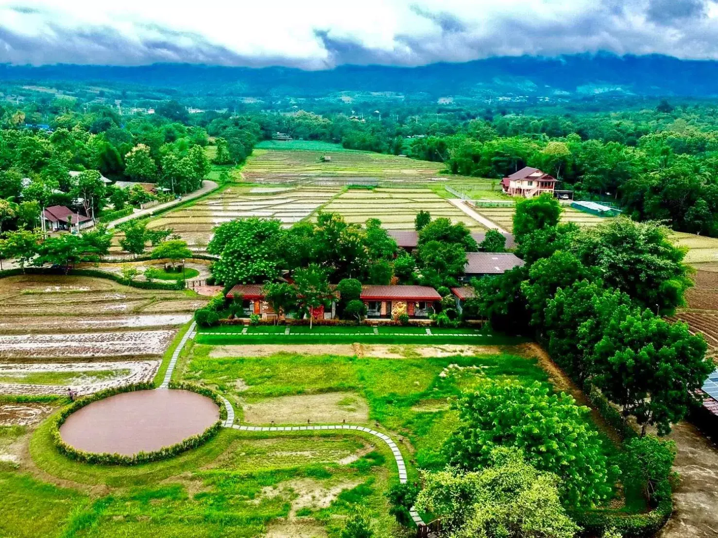 Garden, Bird's-eye View in Kirina Wellness in the Valley