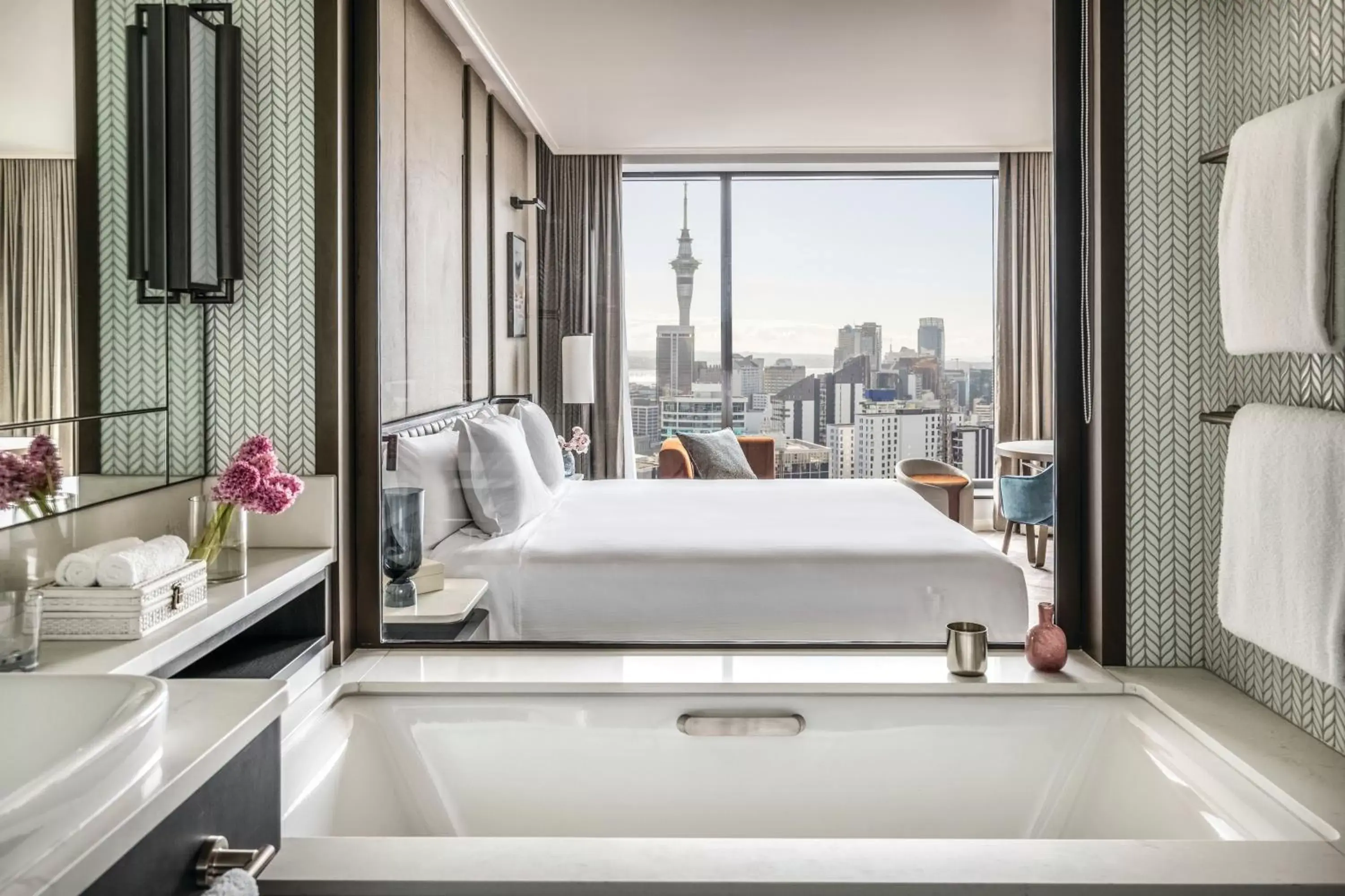 Bathroom in Cordis, Auckland by Langham Hospitality Group