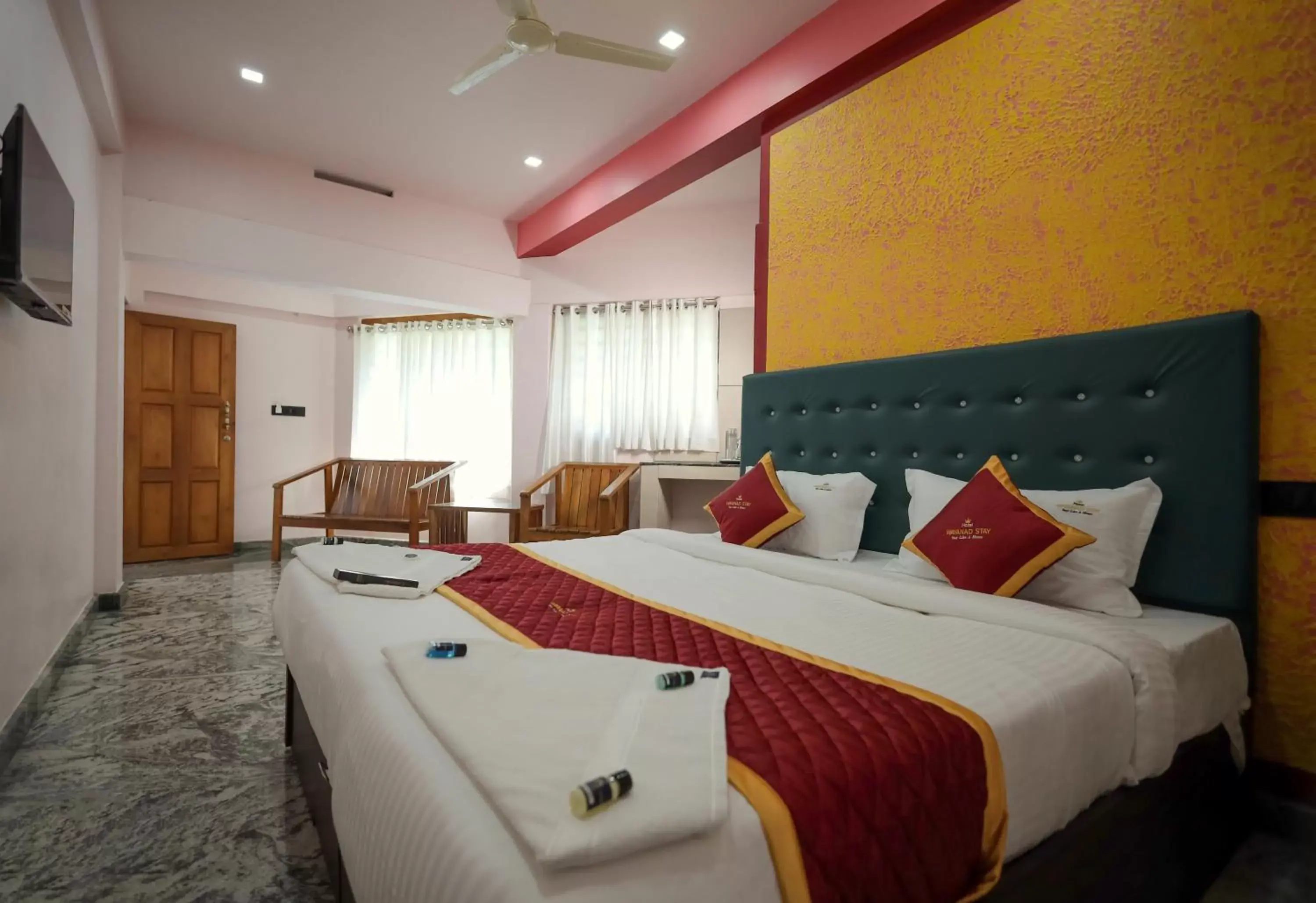 Bed in Hotel Wayanad Stay