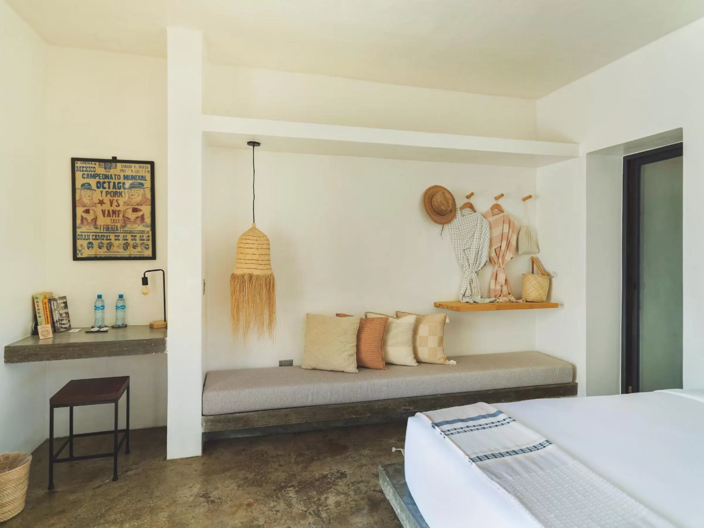 Seating area, Bed in Drift San Jose del Cabo, a Member of Design Hotels