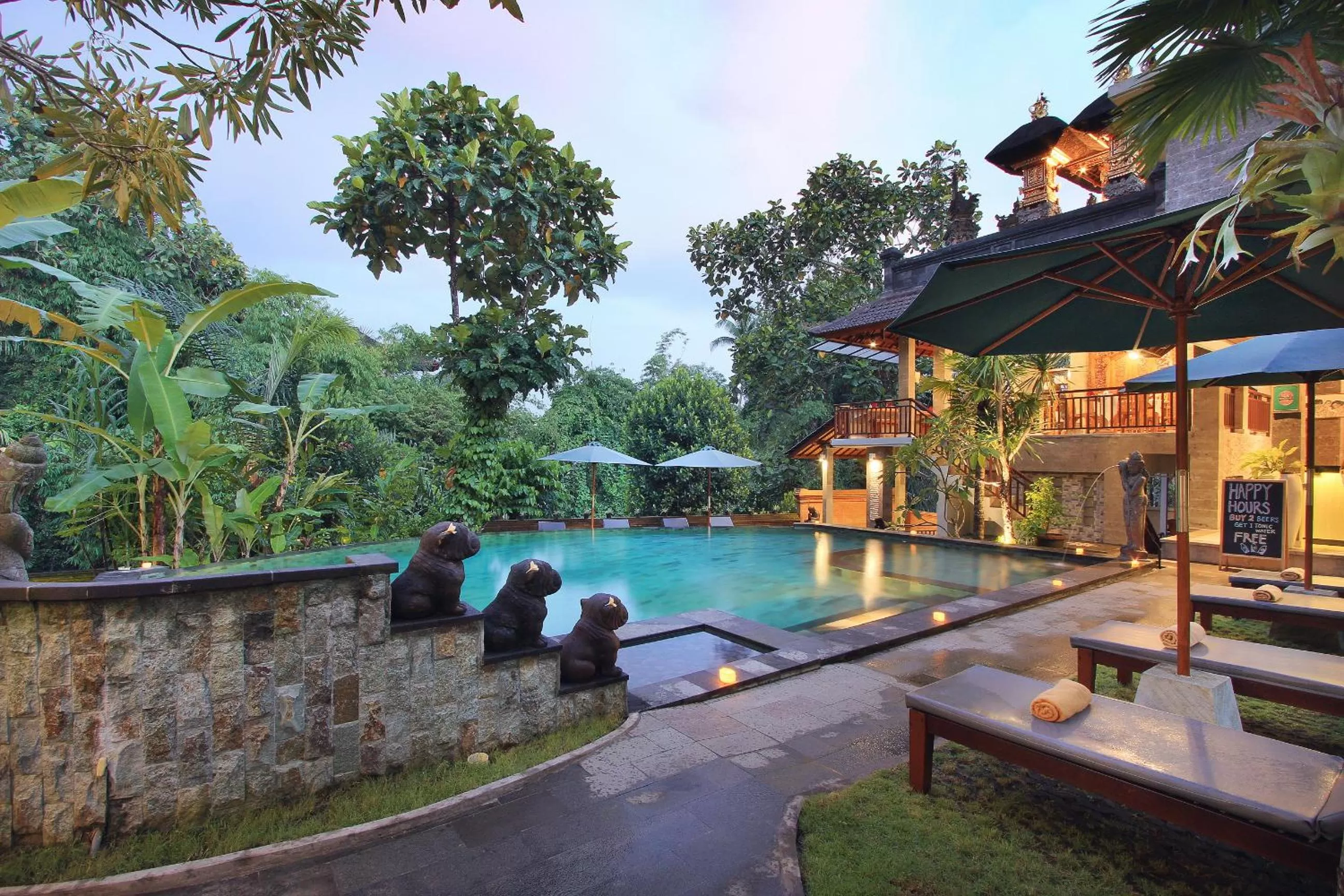 Swimming pool in Ketut's Place Cottage Ubud