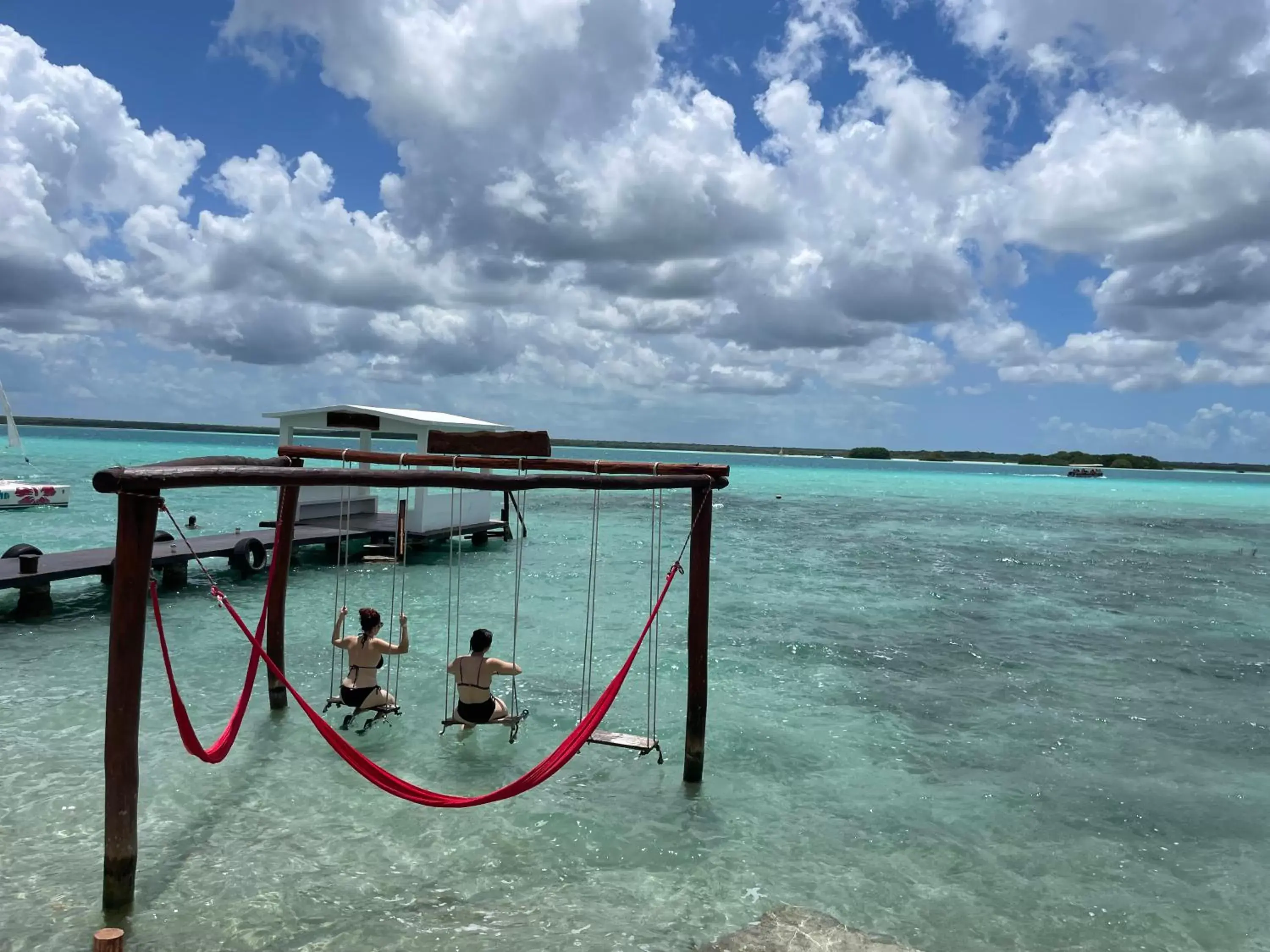 Sea view in Hotel Aldea 19 Bacalar