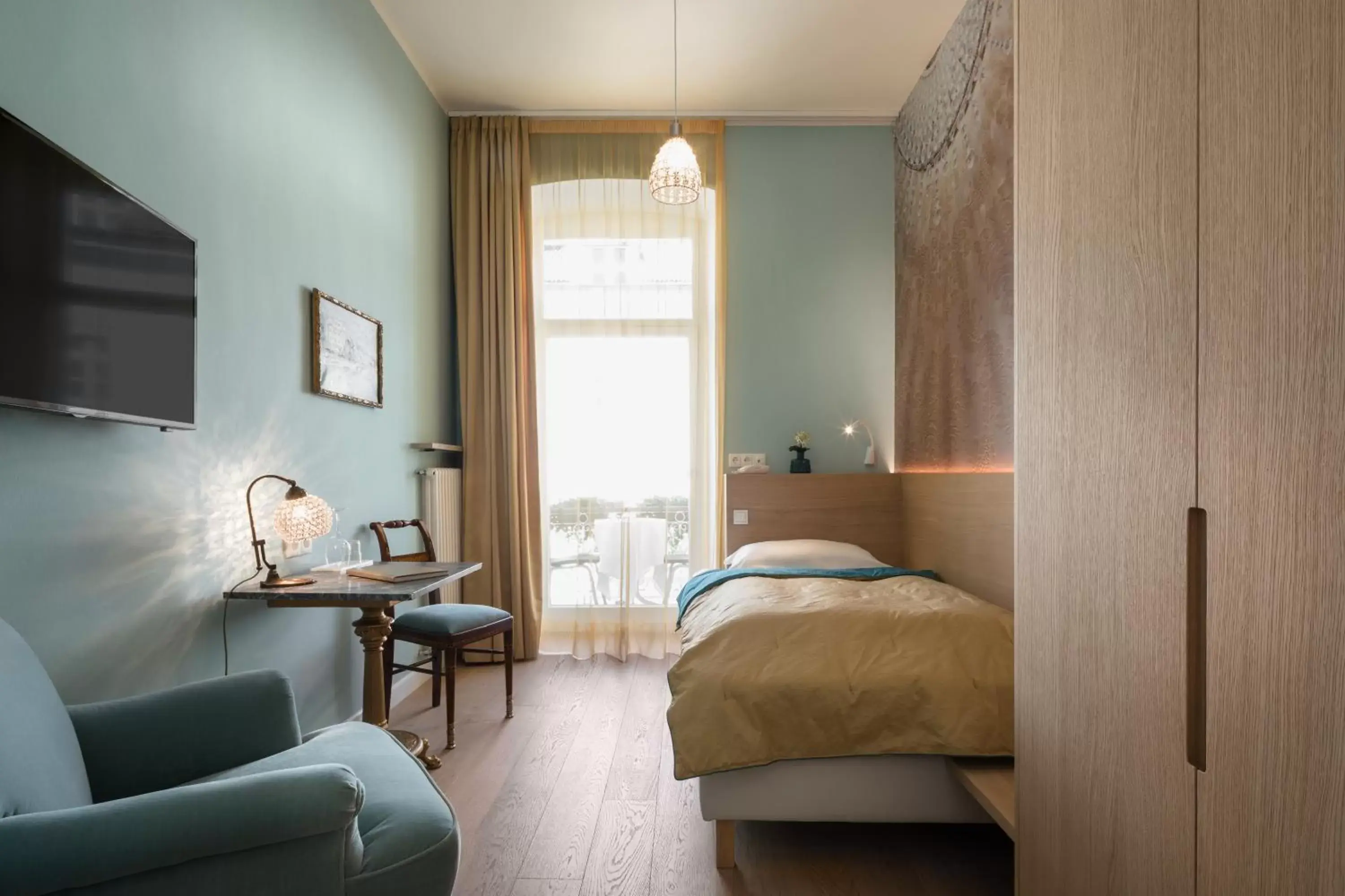 Superior Single Room with Balcony in Hotel Europa Splendid Superior Single Room with Balcony in Hotel Europa Splendid