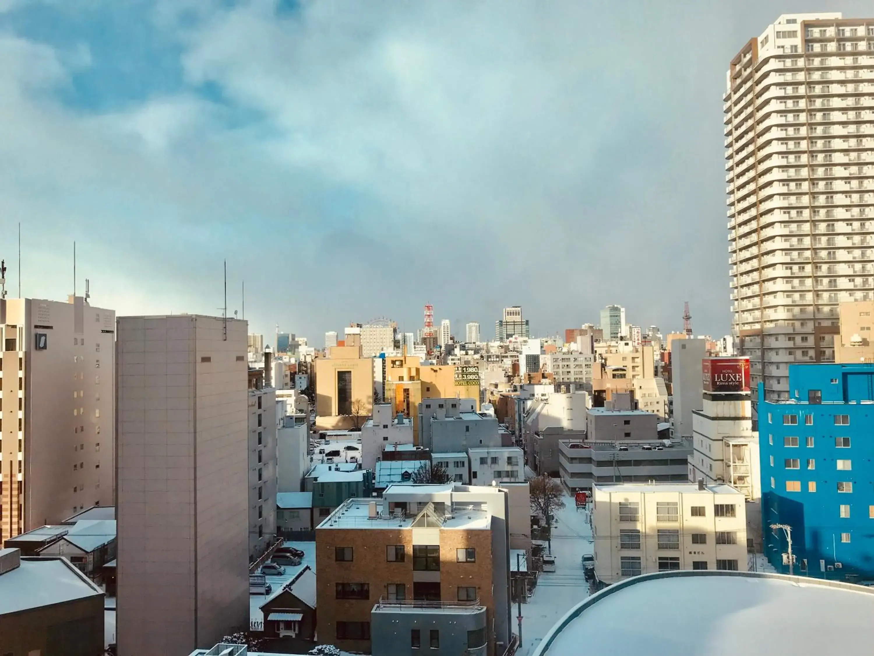 City view in Hotel Resol Sapporo Nakajima Koen