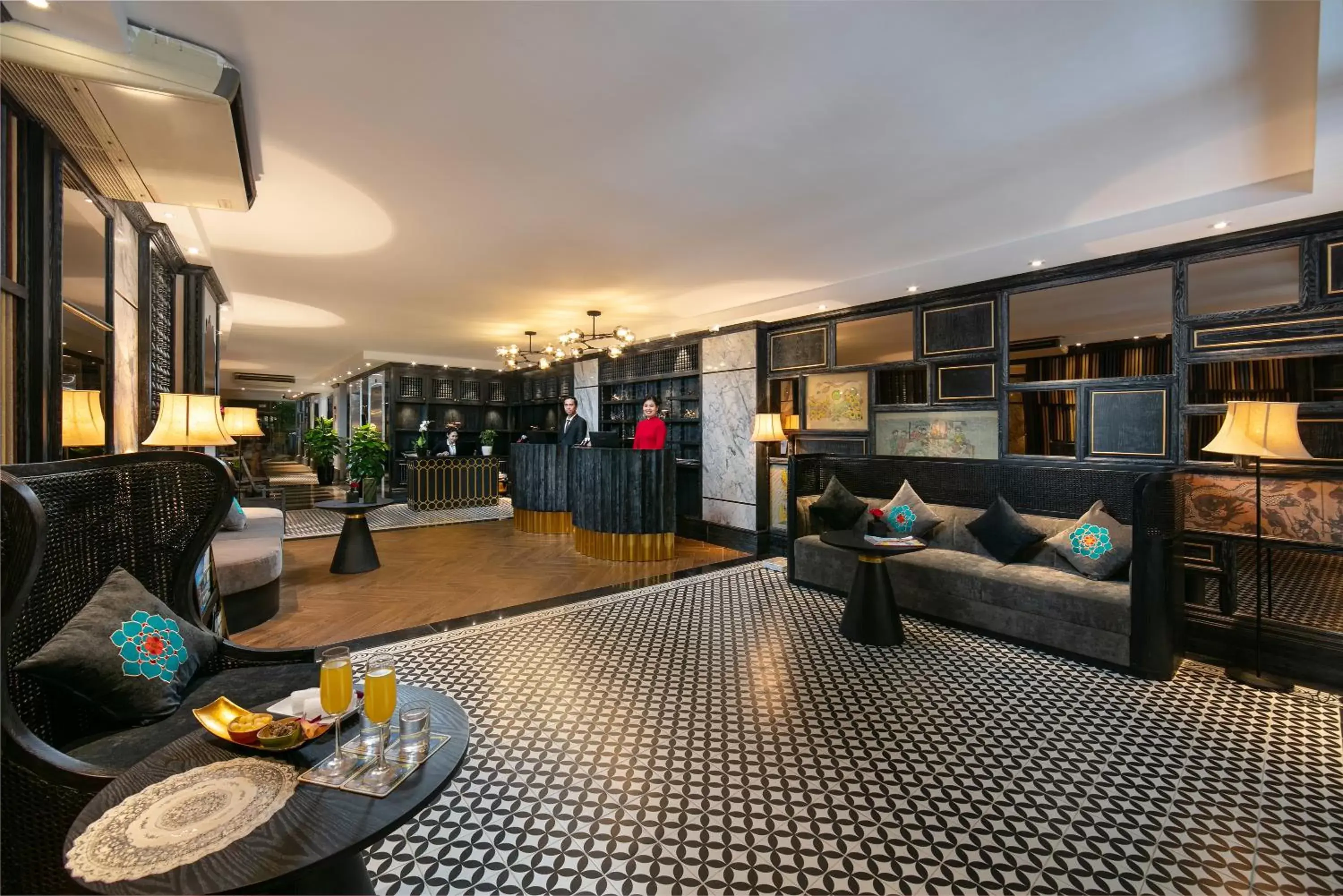 Lobby or reception in Shining Central Hotel & Spa Lobby or reception in Shining Central Hotel & Spa