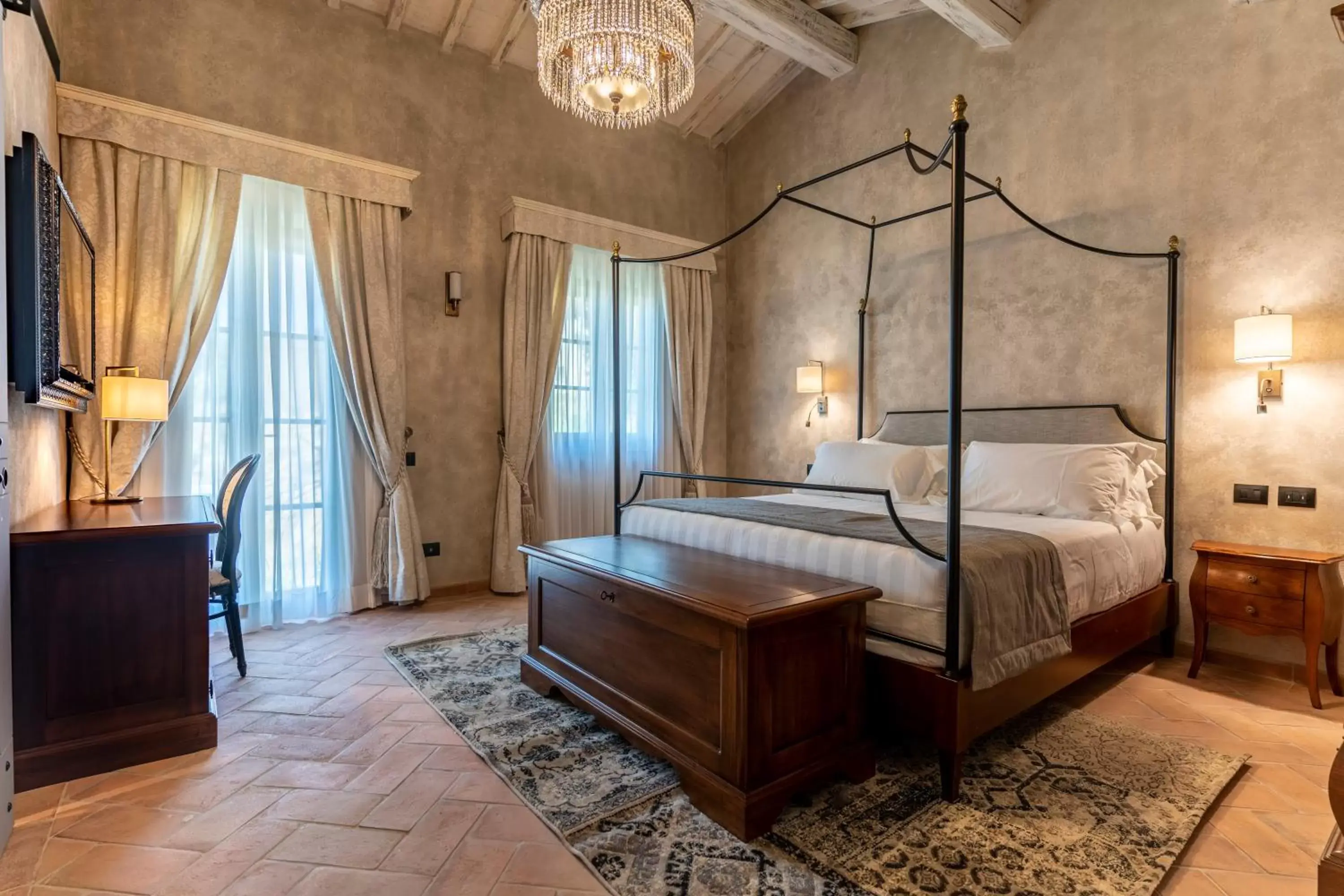 Bed in Villa Petriolo