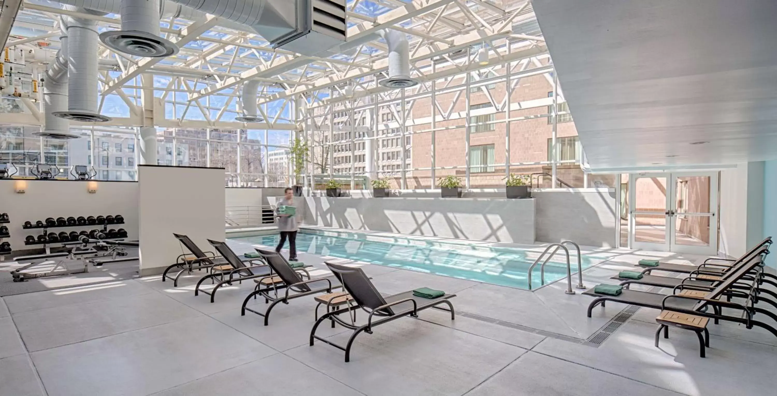 Pool view in Hyatt Regency Washington on Capitol Hill Pool view in Hyatt Regency Washington on Capitol Hill