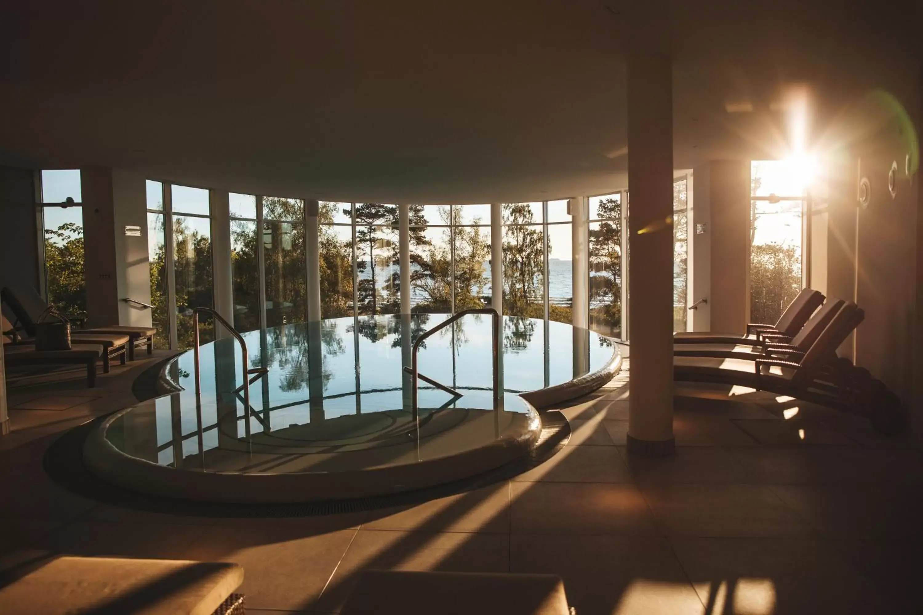 Spa and wellness centre/facilities, Swimming Pool in Strandhotel Ostseeblick