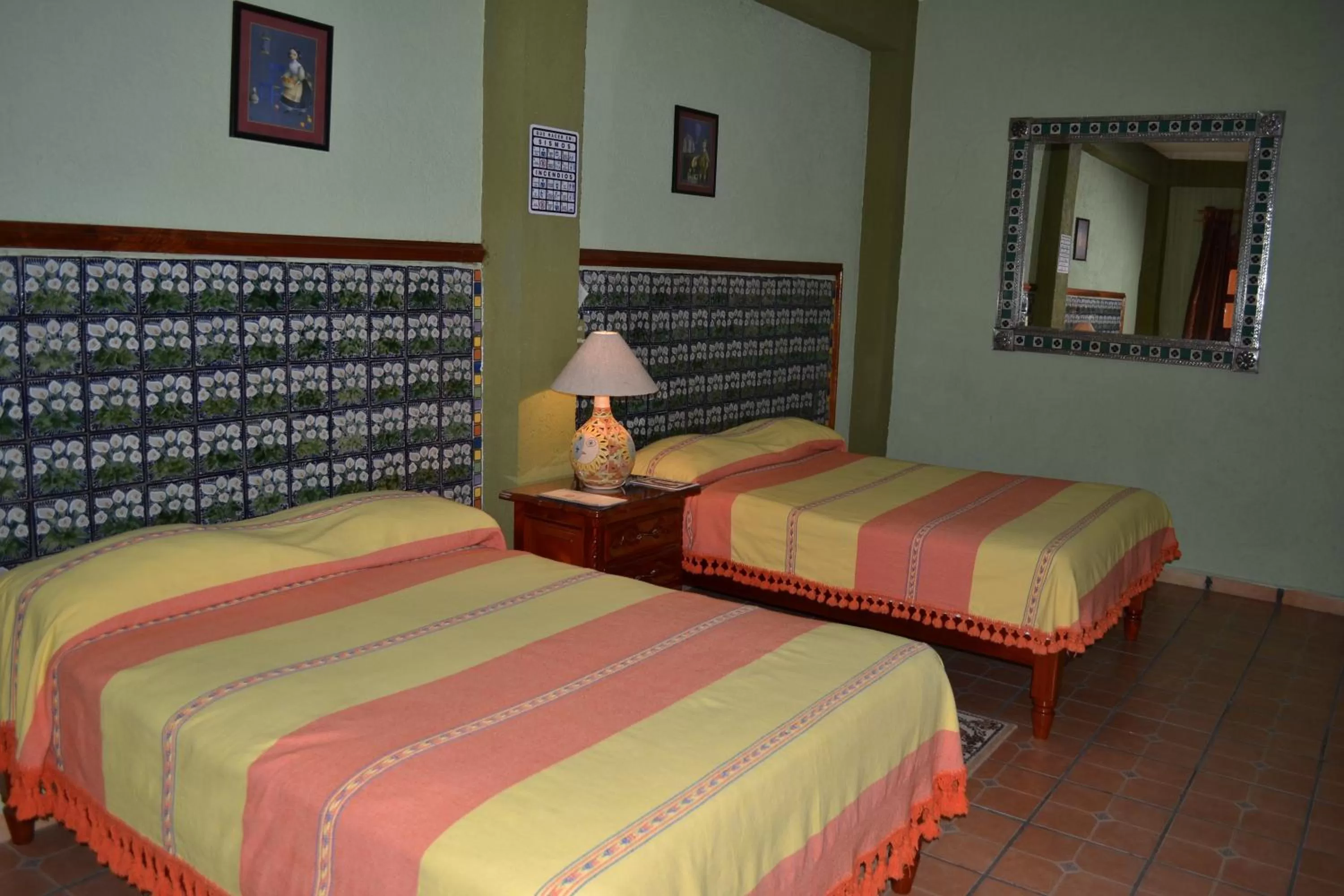 Bed in Hotel Boutique Posada la Casona de Cortés