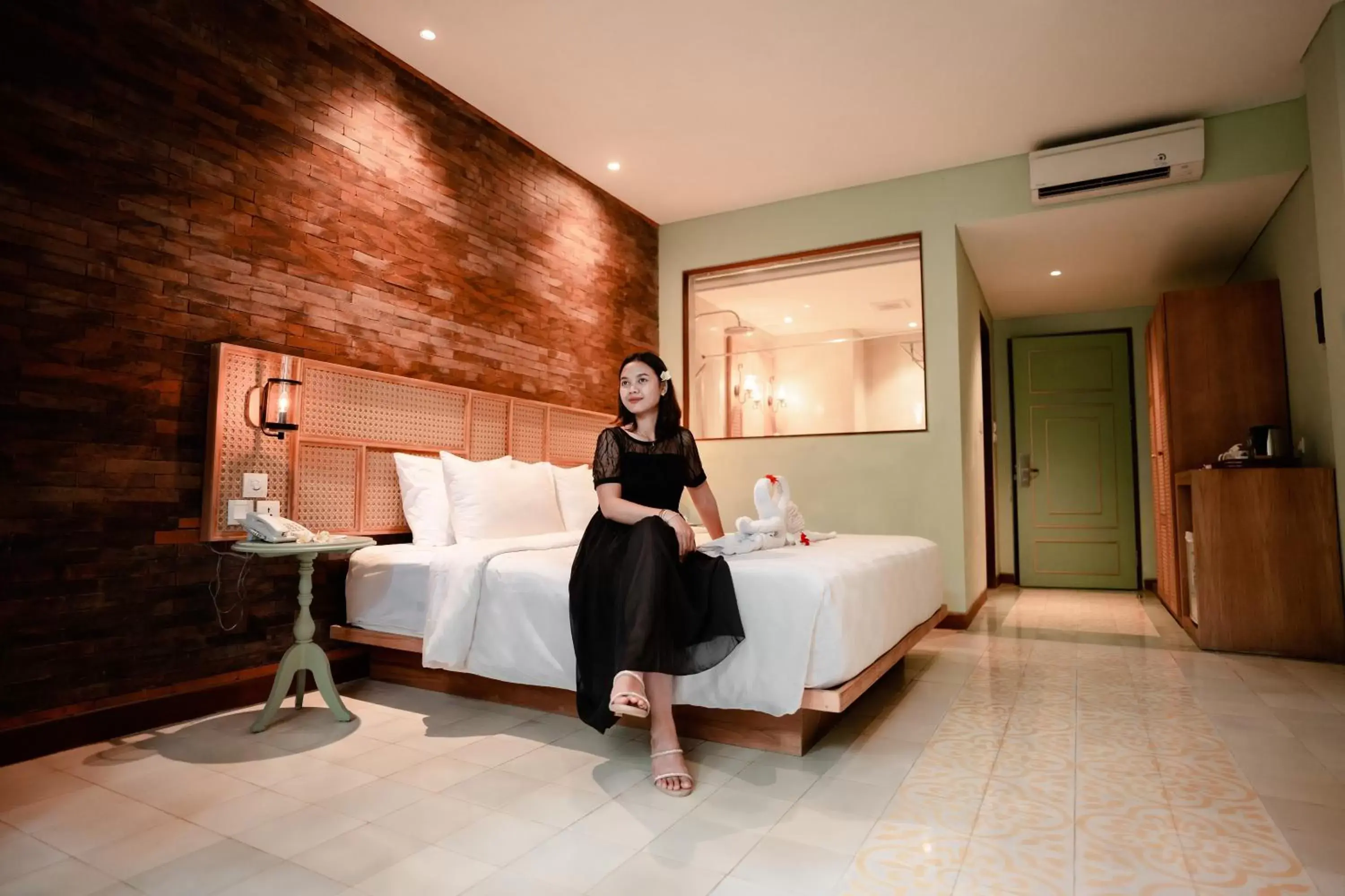 Bedroom in Fourteen Roses Boutique Hotel, Kuta