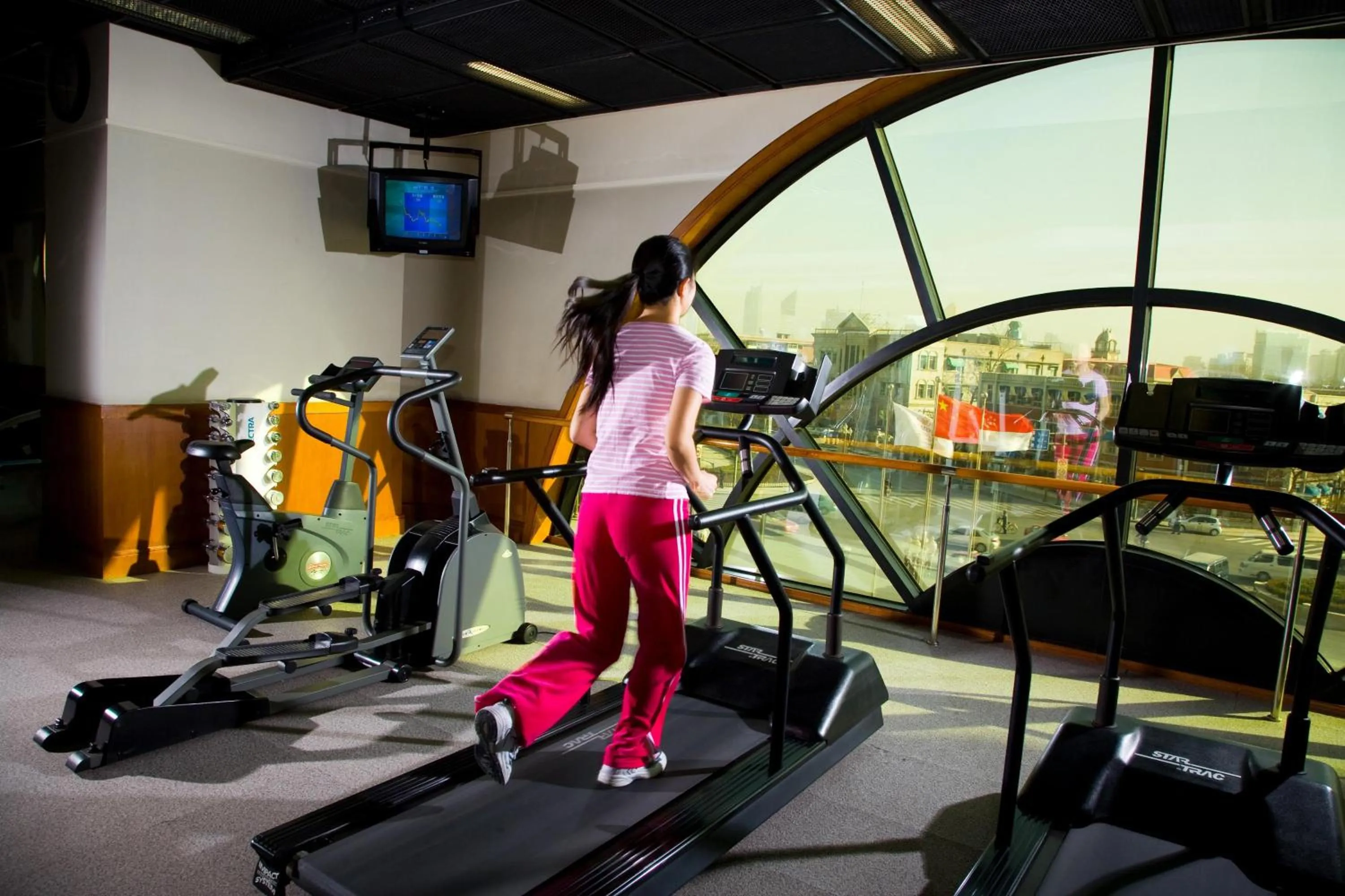 Fitness centre/facilities in Somerset Olympic Tower Tianjin