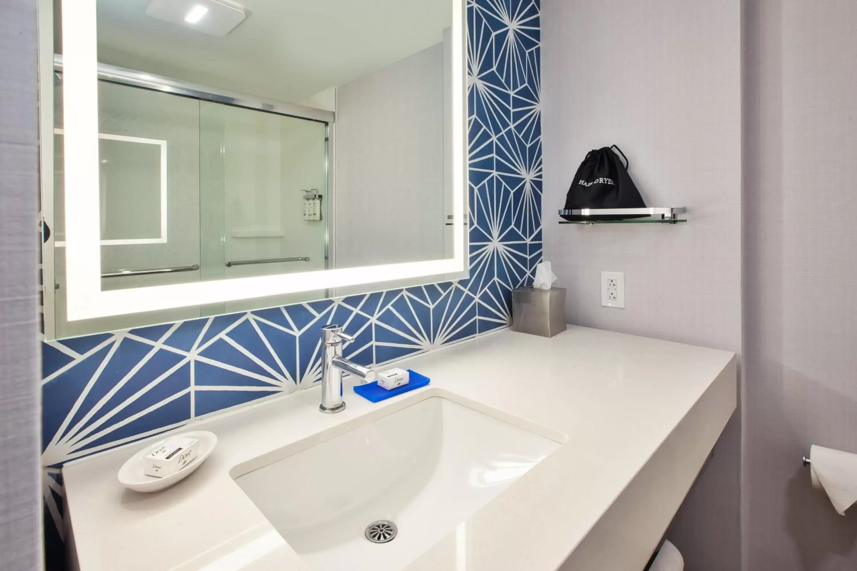 Bathroom in Holiday Inn Express Hotel & Suites Virginia Beach Oceanfront, an IHG Hotel