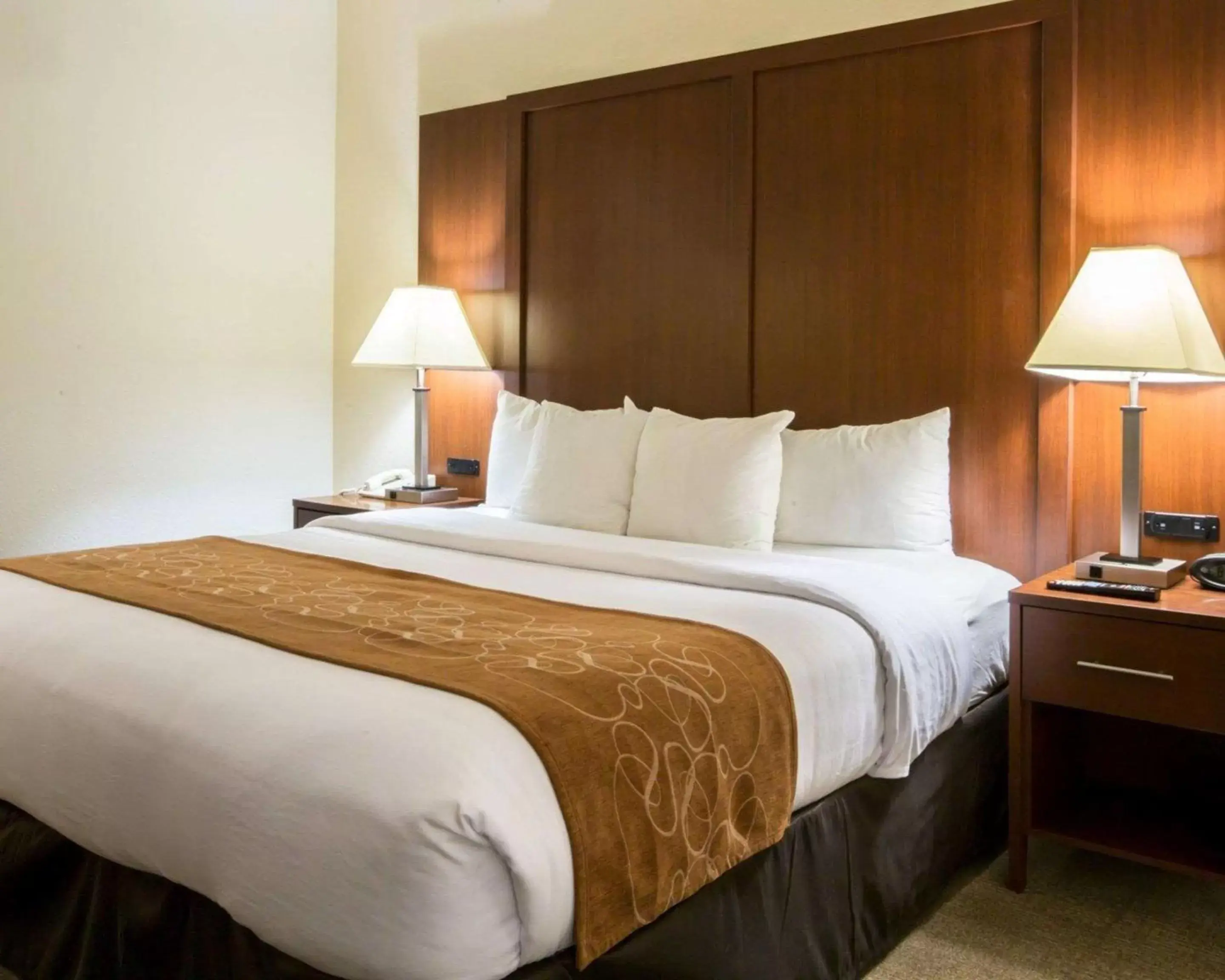 Photo of the whole room, Bed in Comfort Suites Cumming-Atlanta near Northside Hospital Forsyth