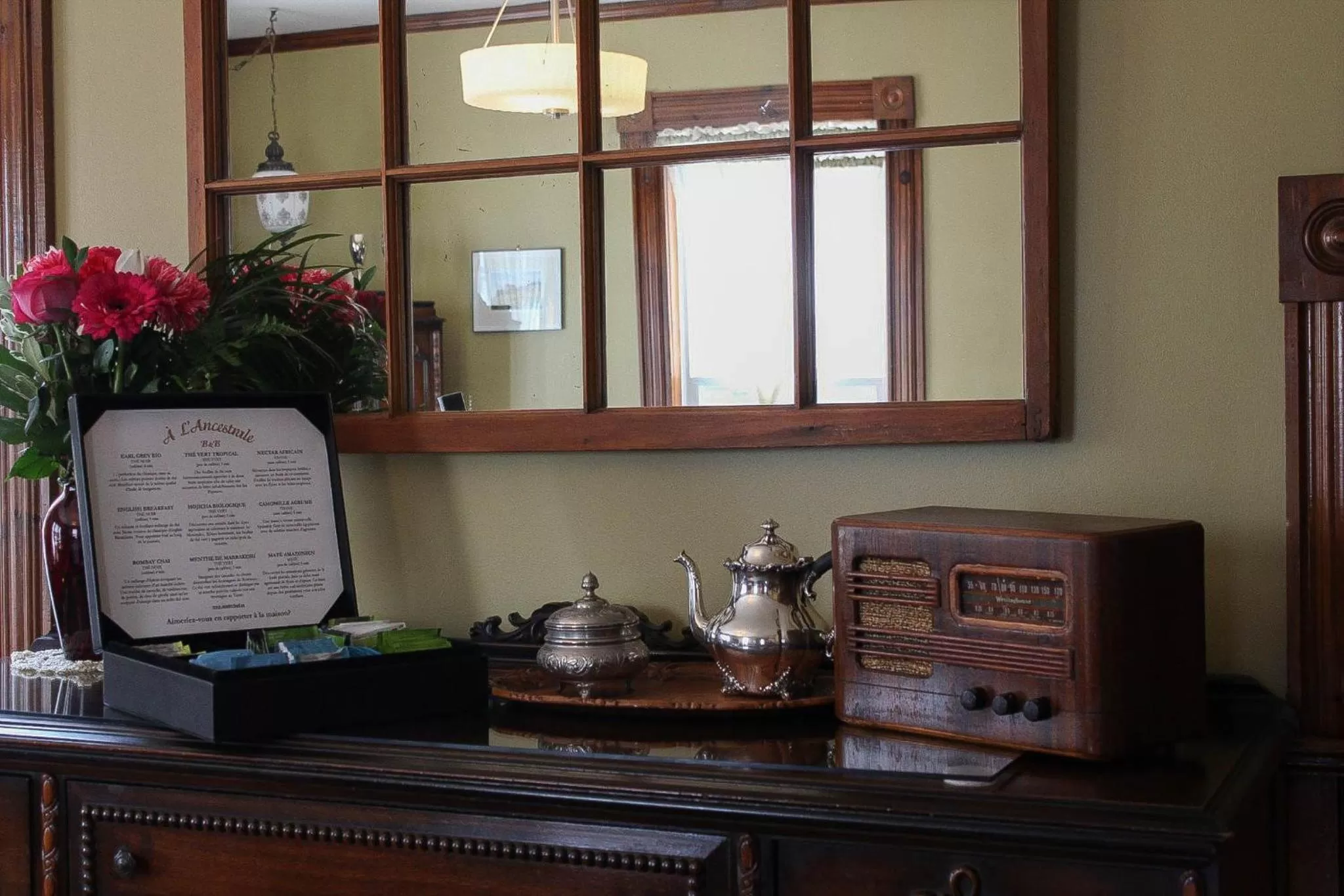 Decorative detail in À L'Ancestrale B&B