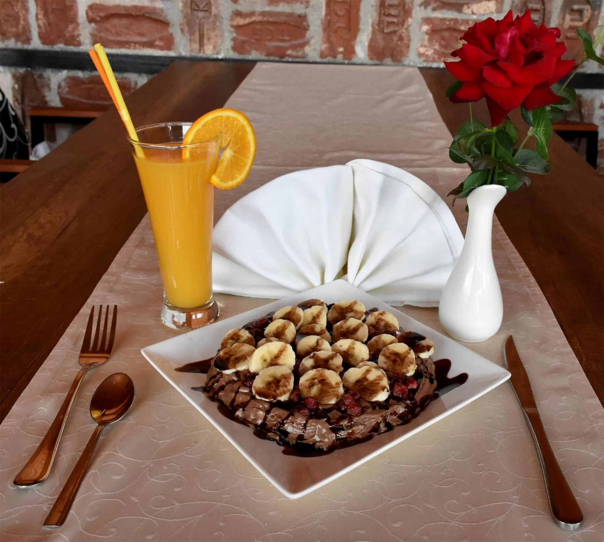 Breakfast in Hotel and winery LOZAR