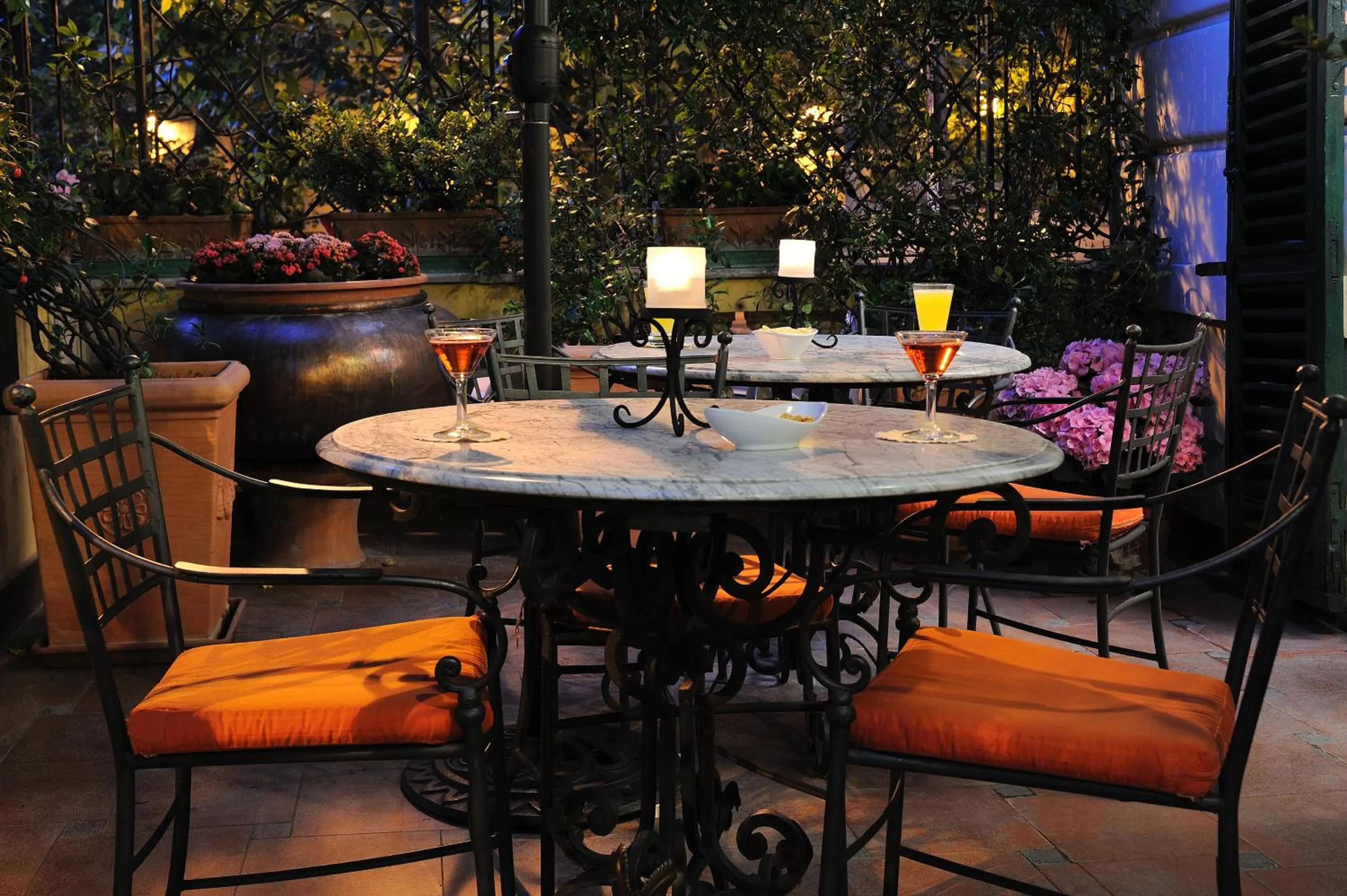 Restaurant/places to eat in Hotel Farnese