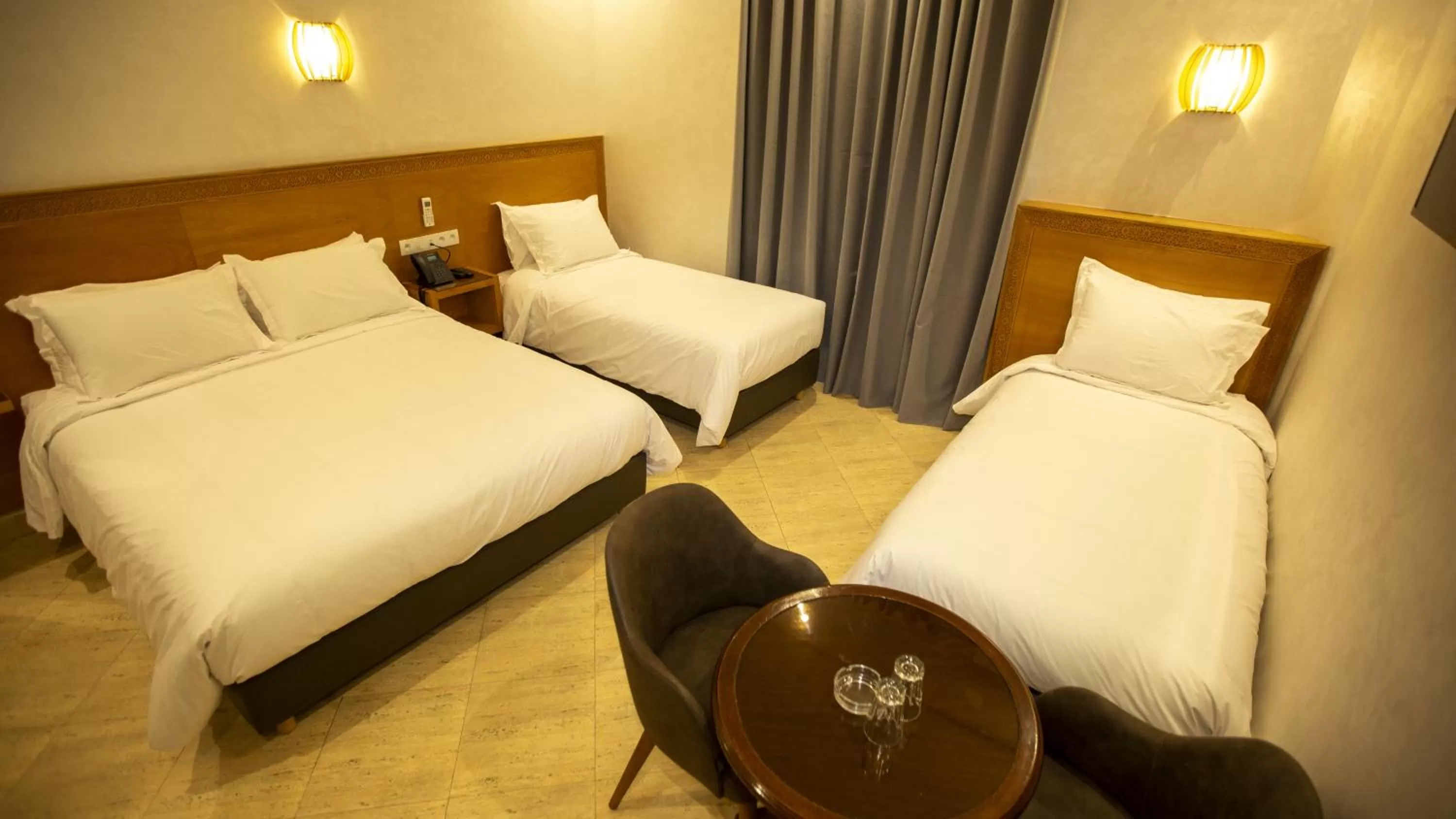 Bed in Hotel de paris