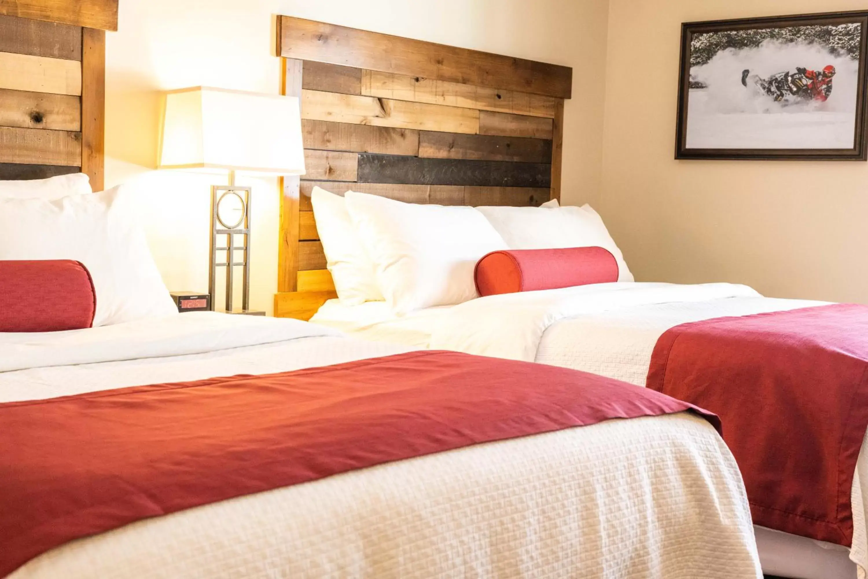 Bed in Sawtelle Mountain Resort