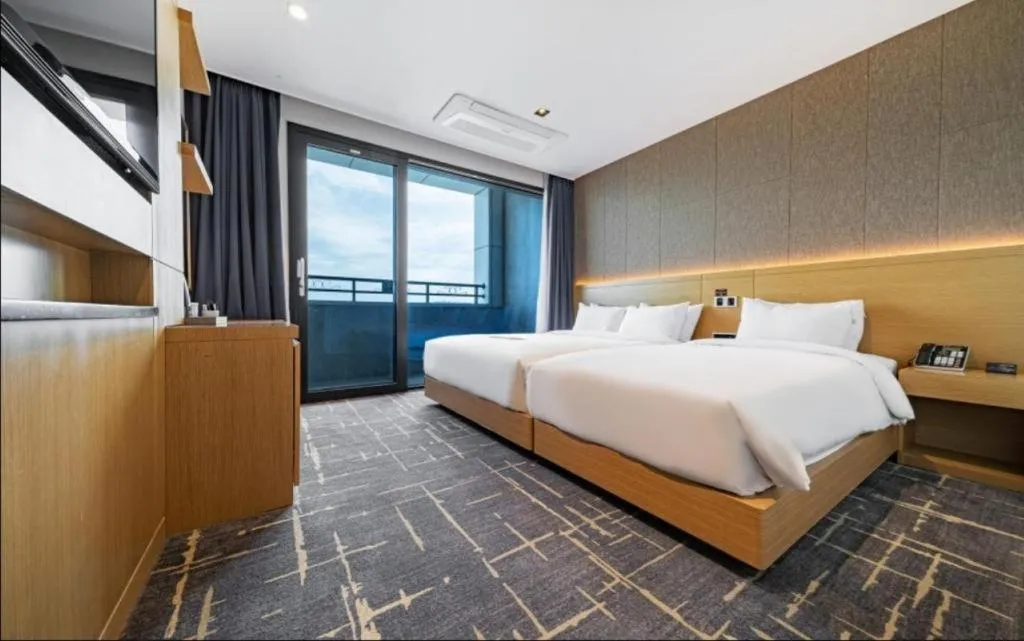 Bed in Sea Cruise Hotel