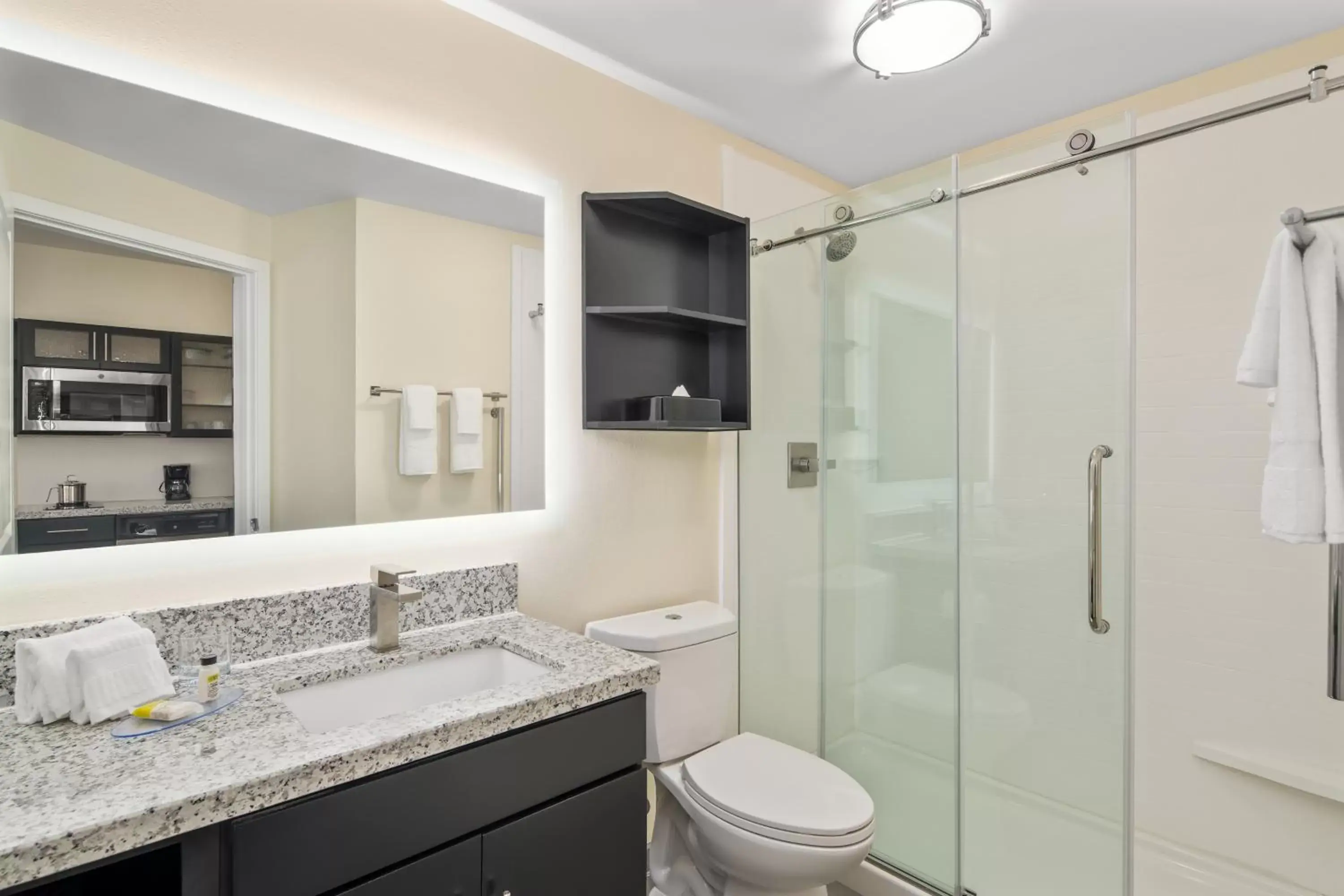Bathroom in Candlewood Suites - Newnan - Atlanta SW, an IHG Hotel