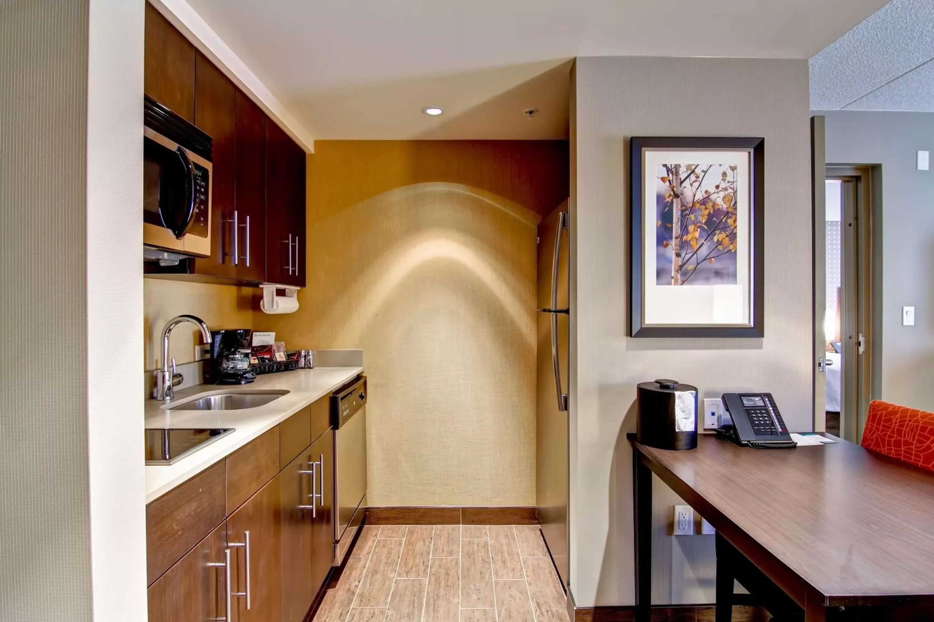 Kitchen or kitchenette, Kitchen/Kitchenette in Homewood Suites by Hilton Toronto-Ajax