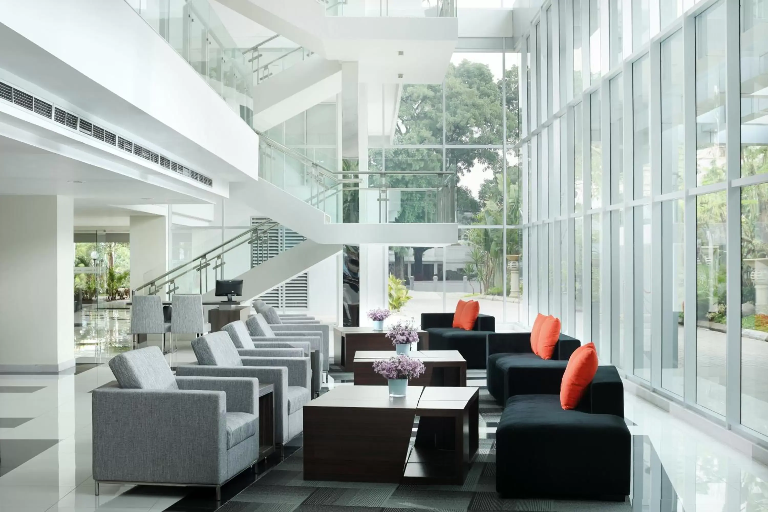 Lobby or reception, Restaurant/Places to Eat in Patra Bandung Hotel