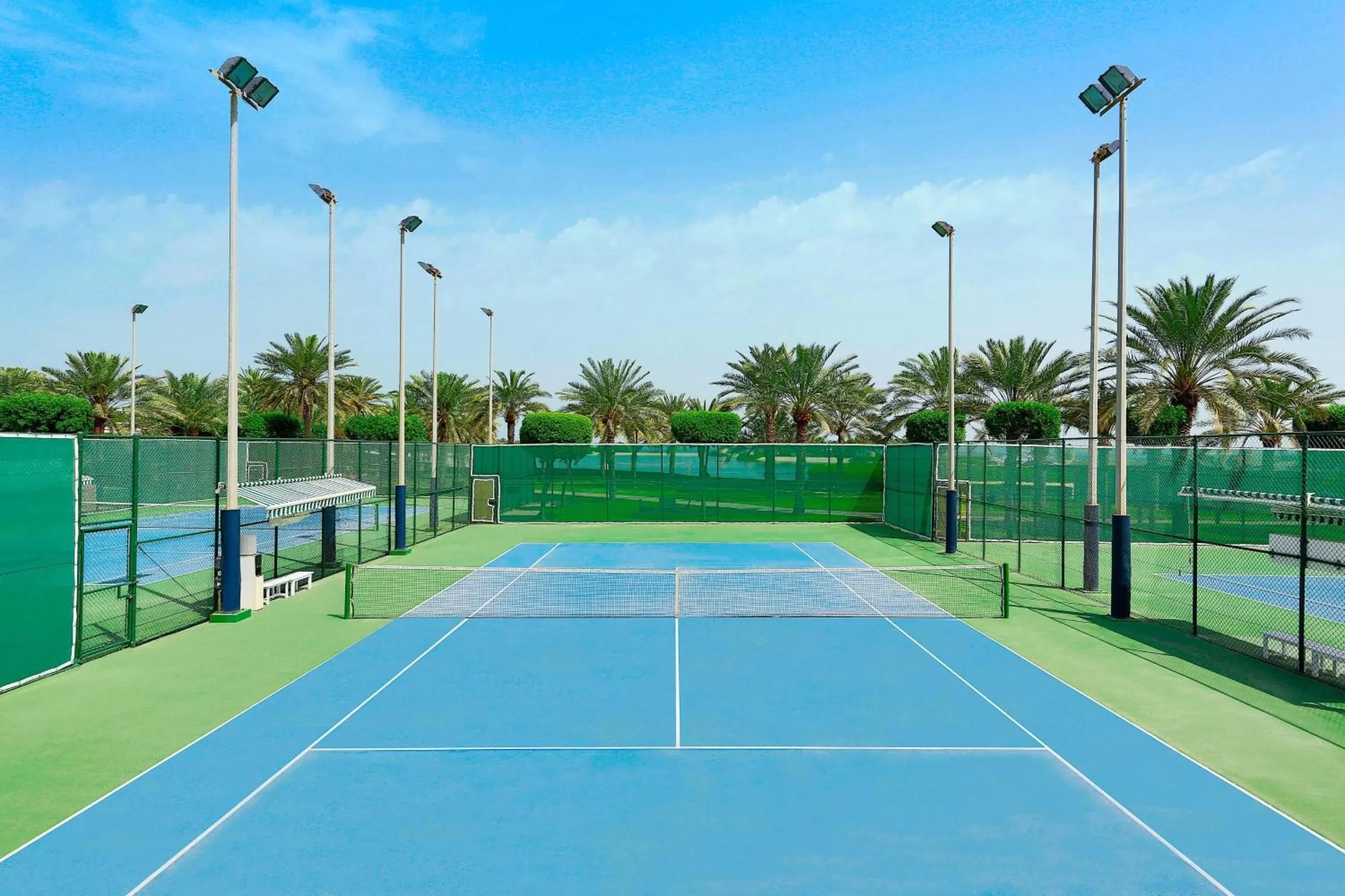 Tennis court in The Ritz-Carlton, Bahrain