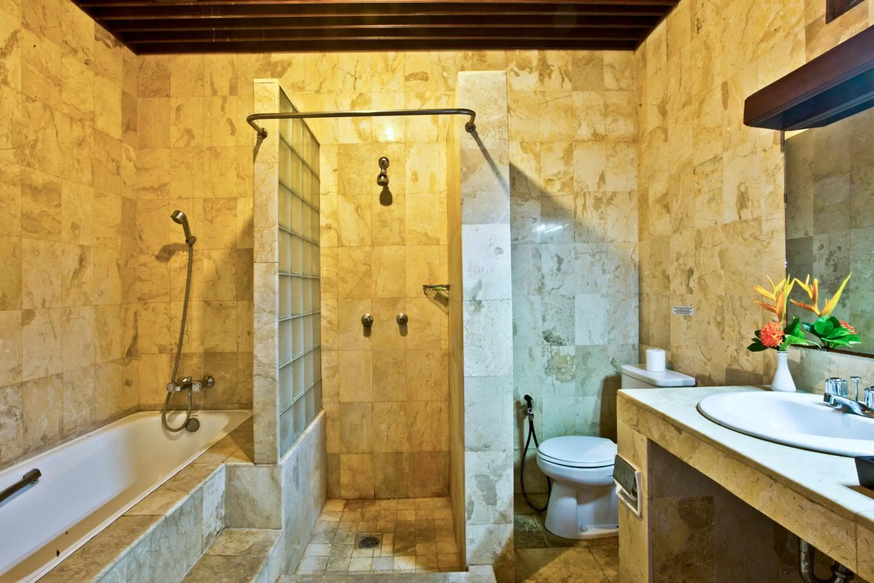 Toilet, Bathroom in Hotel Palm Garden Bali